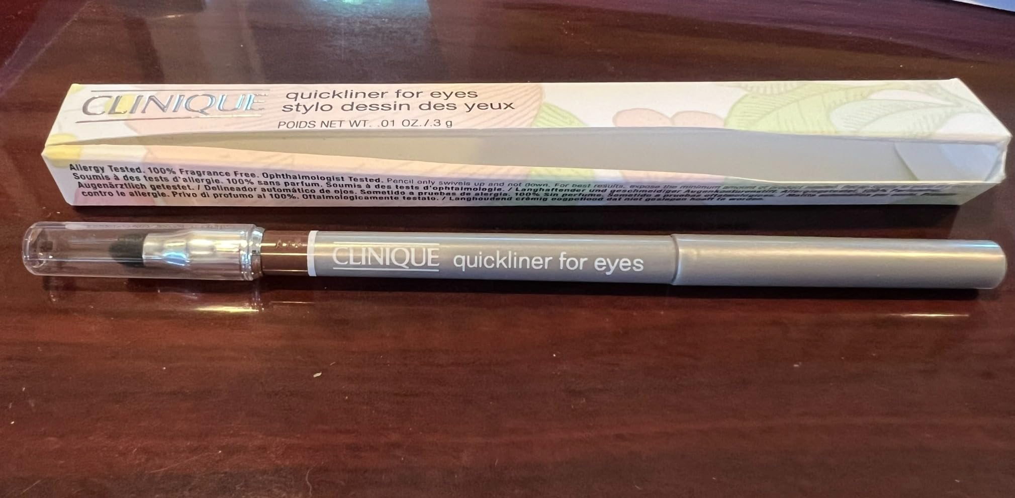 Clinique Quickliner For Eyes Eyeliner Pencil | Water Resistant, Smudge Resistant + Safe For Sensitive Eyes | 11 Shades customer photo 1