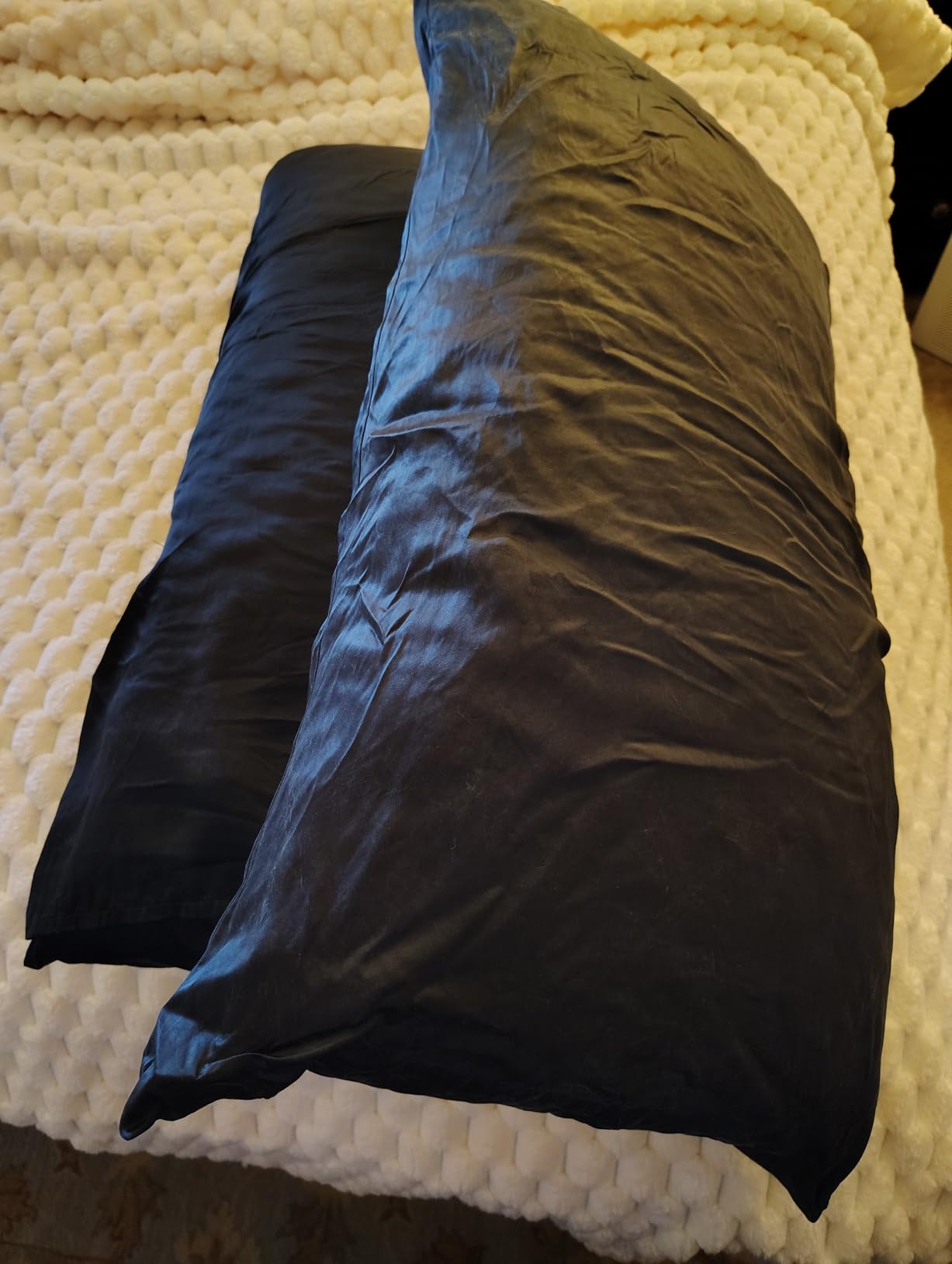 Fishers Finery 25mm 100% Pure Mulberry Silk Pillowcase (White Queen) customer photo 1