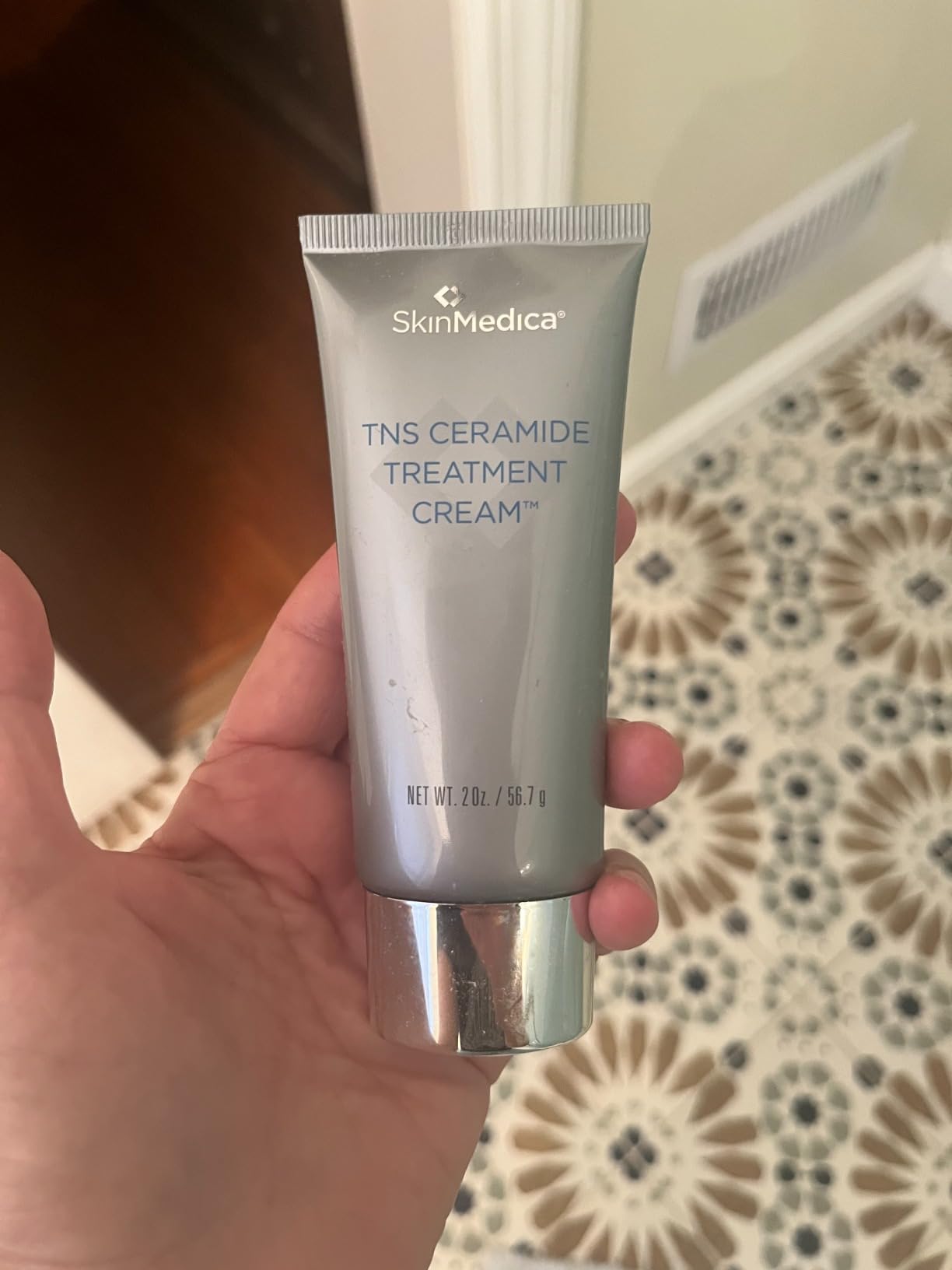 SkinMedica TNS Ceramide Treatment Facial Cream - Hydrating Facial Moisturizer with Peptides & Ceramide Technology to Help Restore Skin's Moisture Balance & Barrier (2 Oz) customer photo 2
