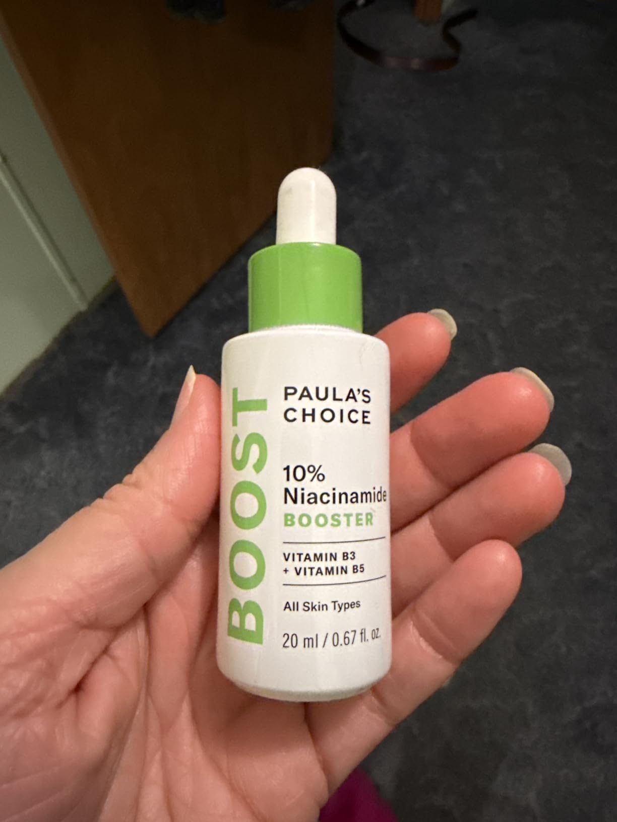 Paula's Choice BOOST 10% Niacinamide Face Serum Booster, Facial Serum with Vitamin B3, Vitamin C & Licorice Extract Serum, Pore Minimizer, All Skin Types, Fragrance-Free, 0.67oz customer photo 2