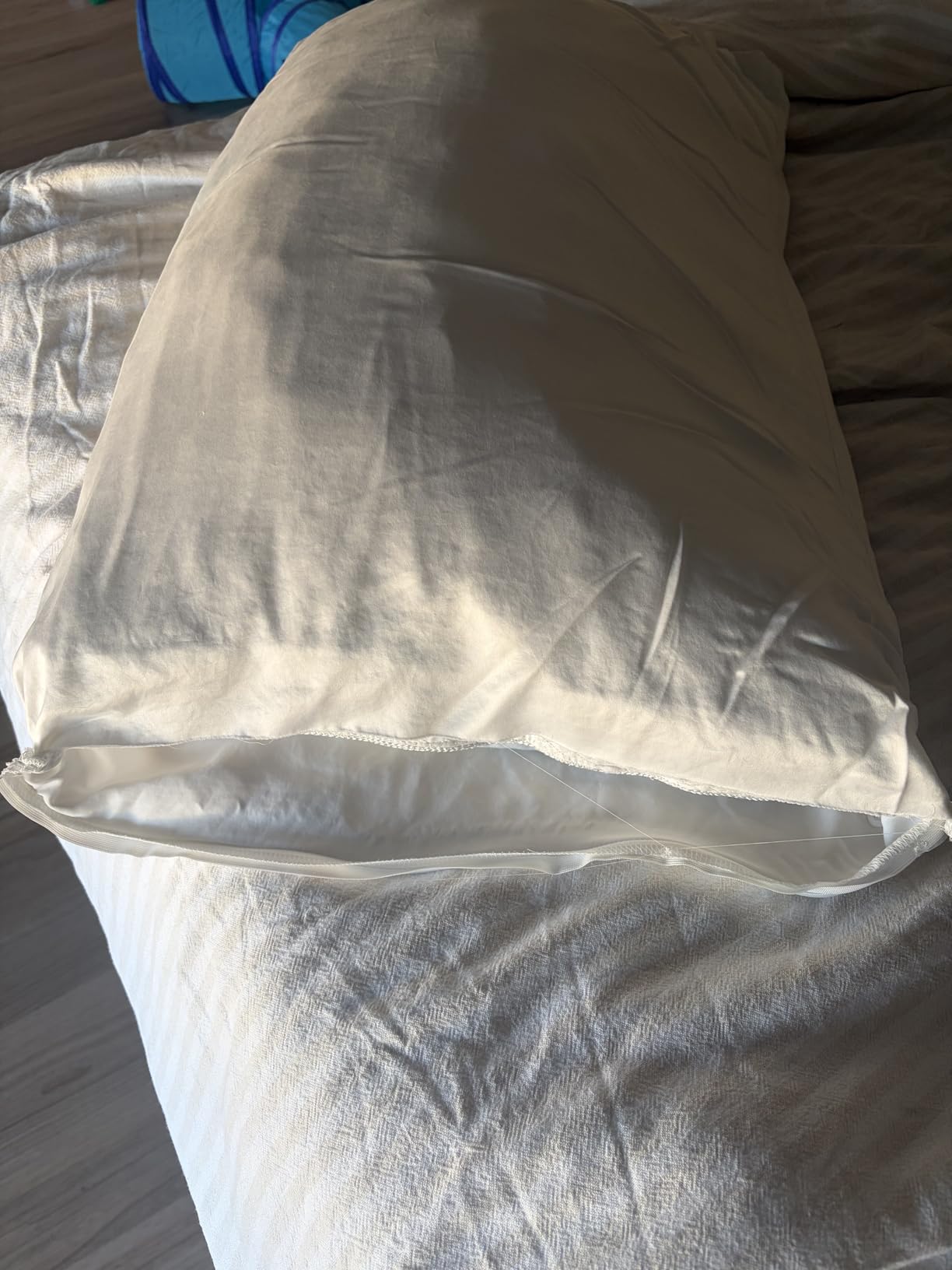 Slip Silk Queen Pillowcase, White | 100% Pure 22 Momme Mulberry Silk | Gentle on Hair & Skin | Anti-Aging, Anti-Bed Head, Anti-Sleep Crease | Queen Standard | Slipsilk Technology | All Hair Types customer photo 1
