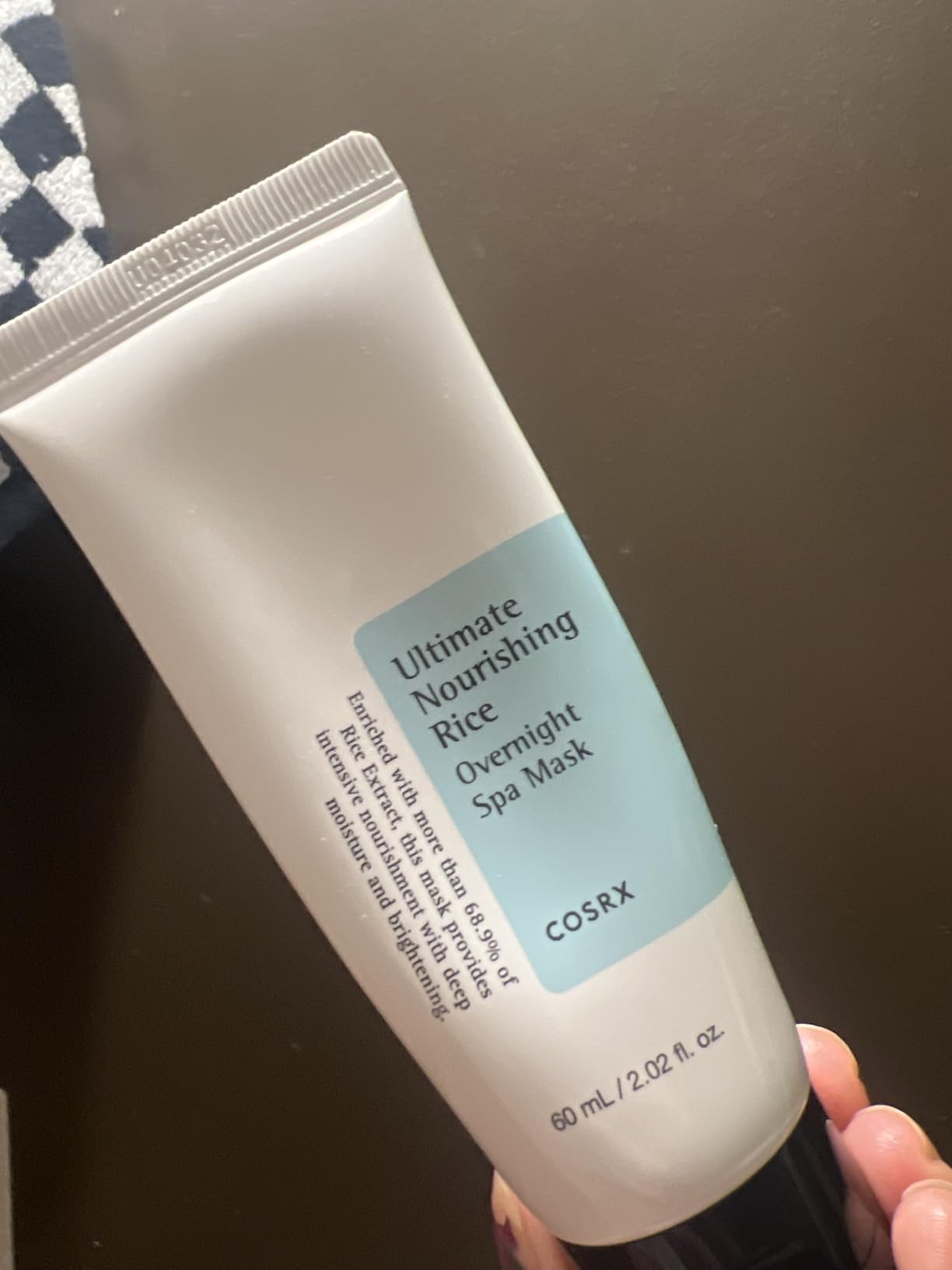 COSRX Ultimate Nourishing Rice Overnight Spa Mask, Niacinamide, 2.02fl.oz | 68% Rice Extract Sleeping Pack, Brightening, Deep Nourishment for Dull, Dry Skin, Glow Boosting, Korean Skin Care customer photo 1
