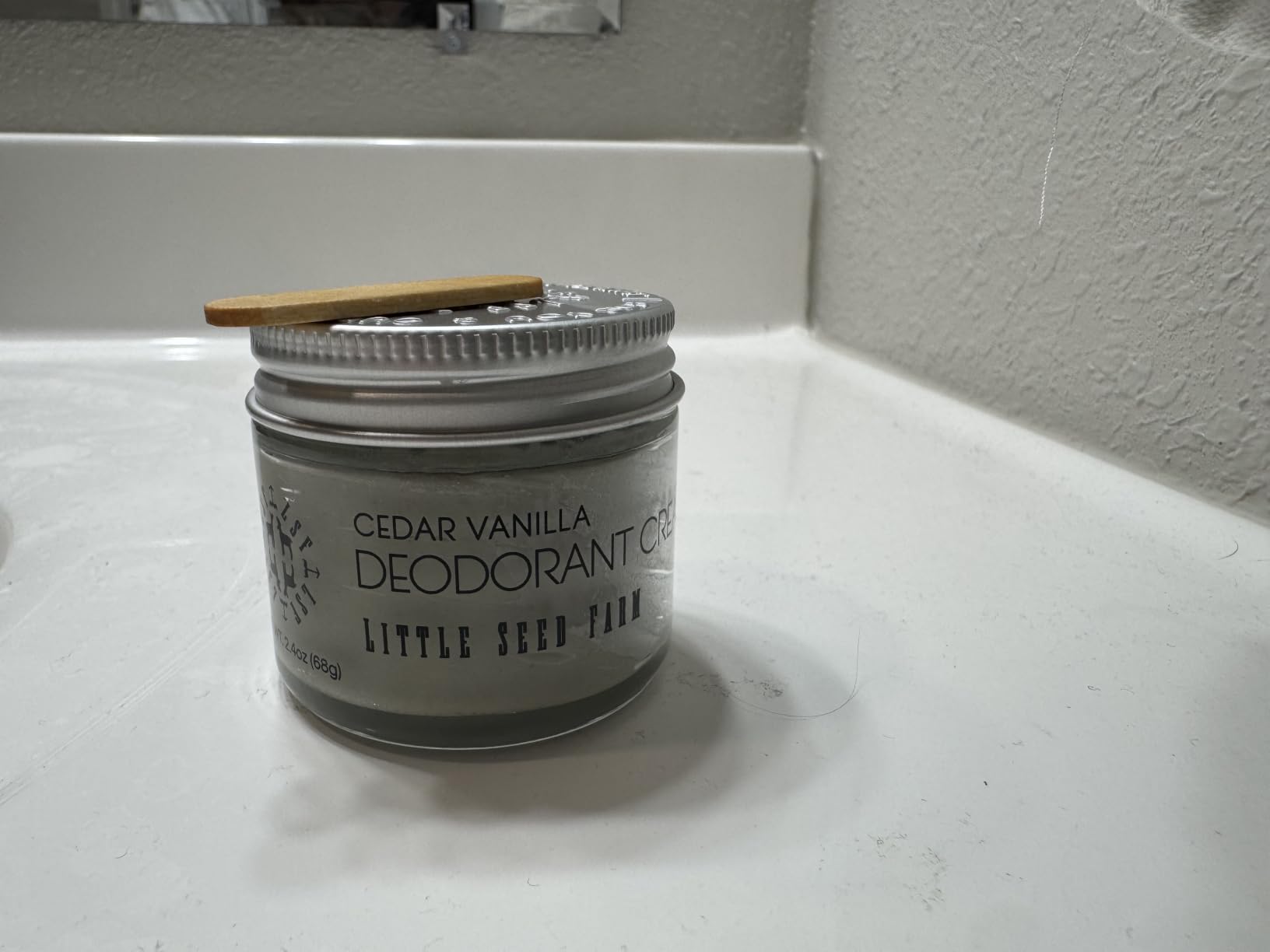 Little Seed Farm All Natural Deodorant Cream - Grapefruit Lemon, 2.4 oz | Aluminum free deodorant for women or men, 68 grams net weight customer photo 2