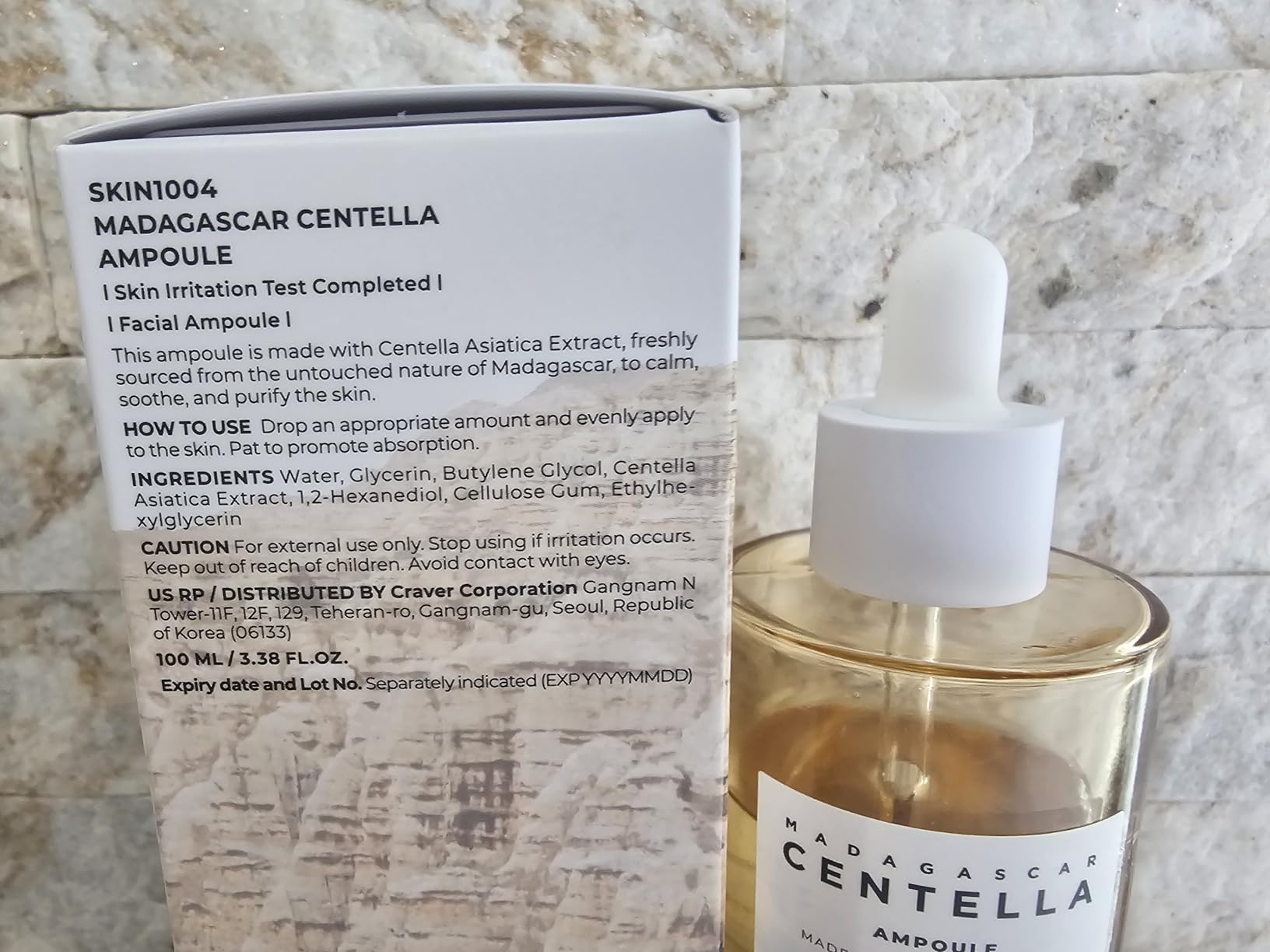SKIN1004 [Hudson's Pick] Madagascar Centella Ampoule, Korean Face Serum with Centella Asiatica for Hydrating & Moisturizing, Soothing Facial Serum for Skin Balance, Korean Skin Care, 3.38 fl.oz, 100ml customer photo 1
