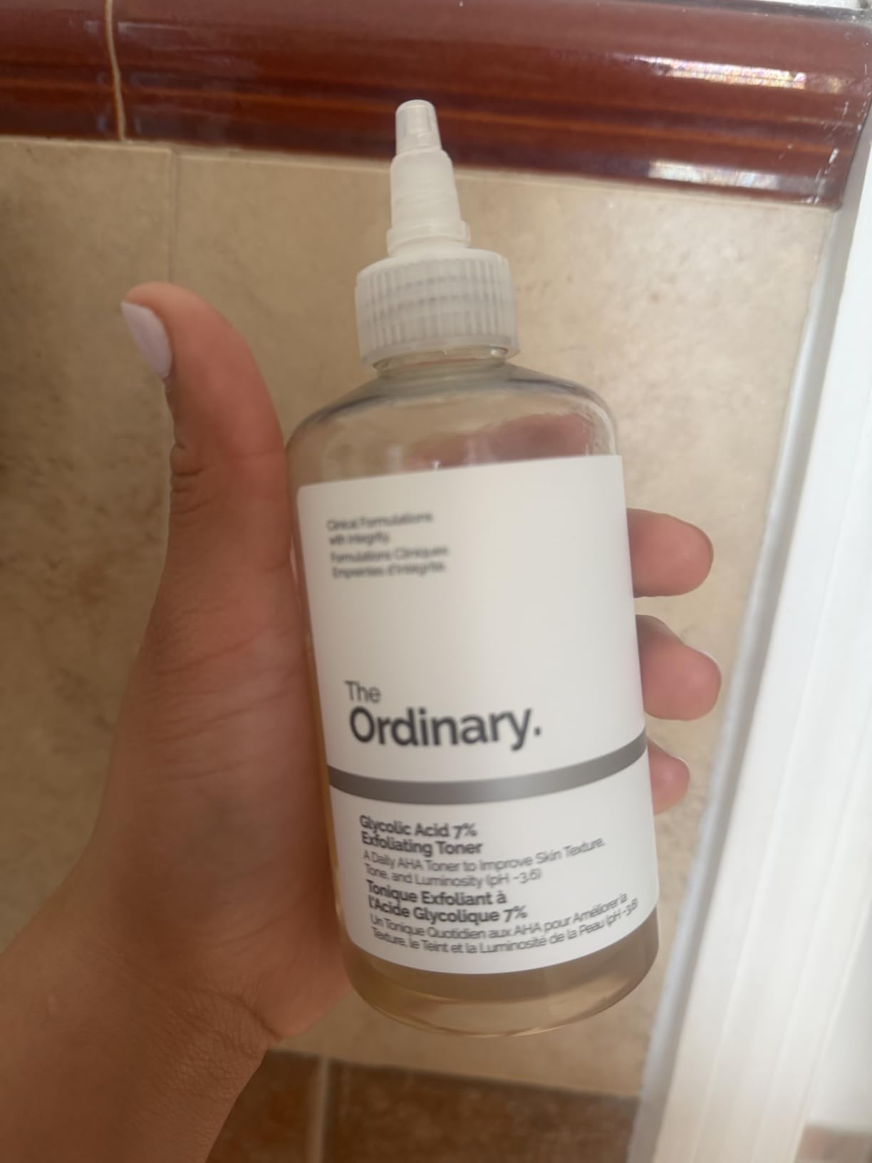 The Ordinary Glycolic Acid 7% Exfoliating Toner, Brightening and Smoothing Daily Toner for More Even-Looking Skin Tone customer photo 2