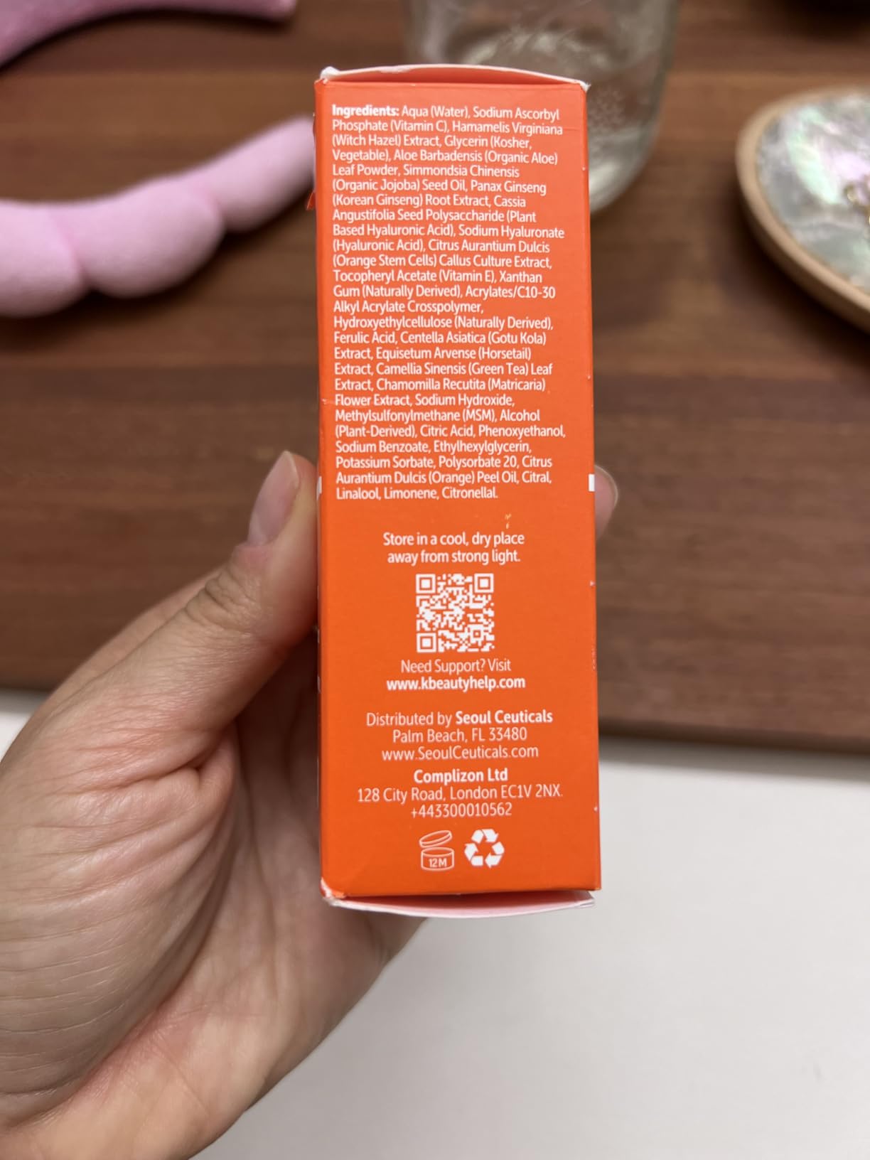 SeoulCeuticals Korean Skin Care 20% Vitamin C Serum for Face + CE Ferulic | 1oz C E Ferulic Vit C Facial Oil with Hyaluronic Acid, Vitamina E, Vegan, Cruelty Free, Anti Aging K Beauty Glow C+E Skincare customer photo 1