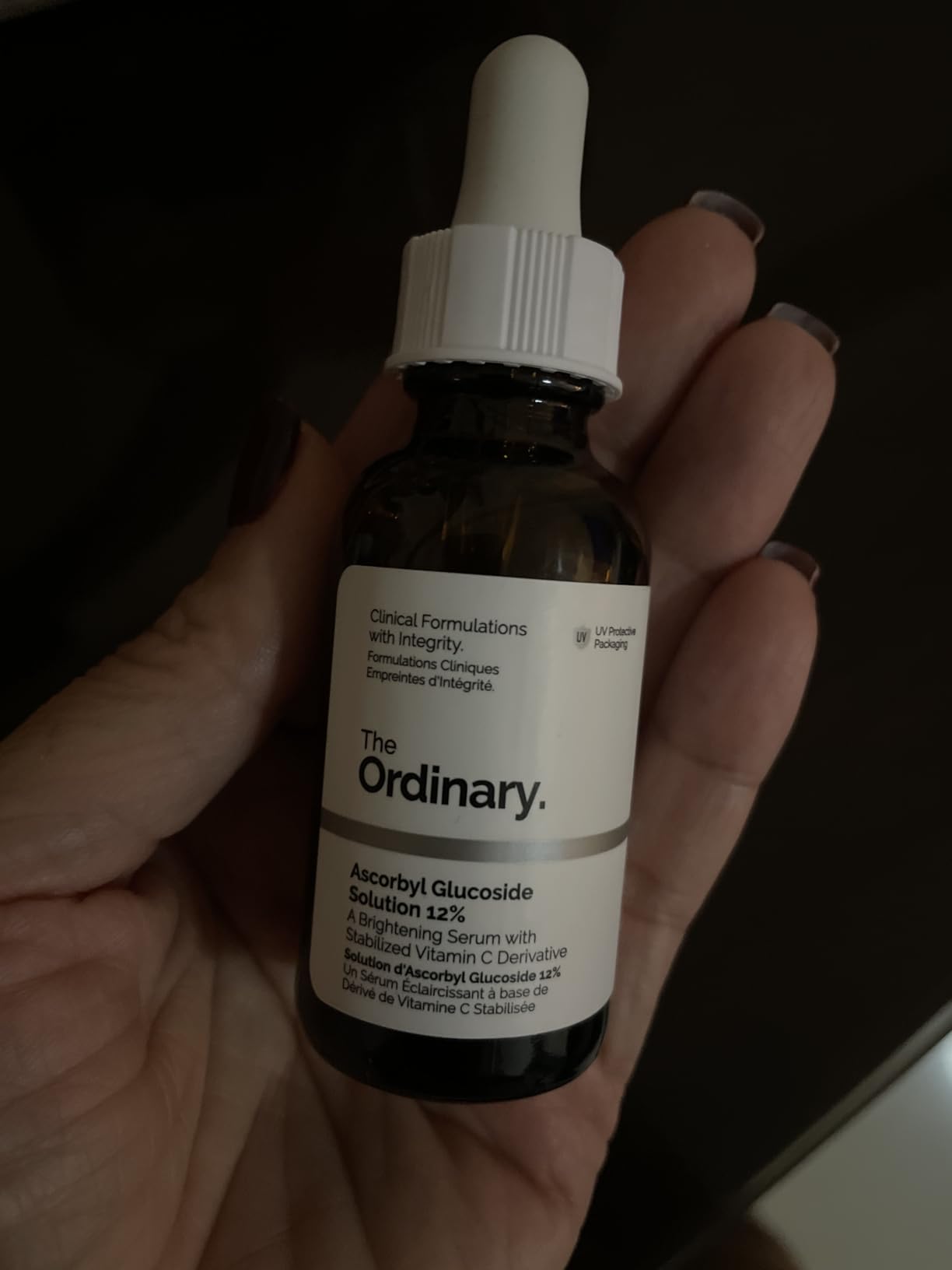 Ascorbyl Glucoside Solution 12%, Vitamin C Serum for Even Skin Tone and Antioxidant Protection, 1 Fl Oz customer photo 2