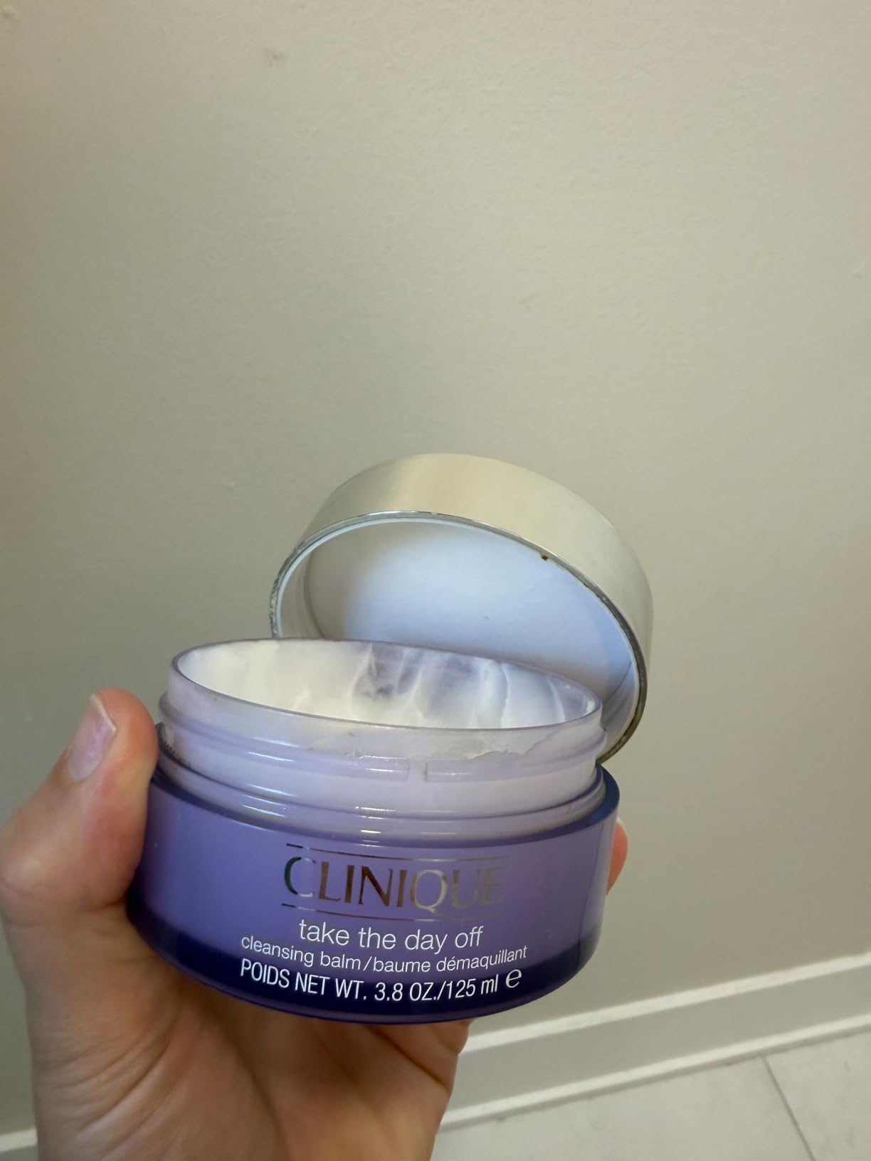Clinique Take The Day Off Cleansing Balm Makeup Remover | Dissolves Face + Eye Makeup and Sunscreen | For All Skin Types customer photo 1
