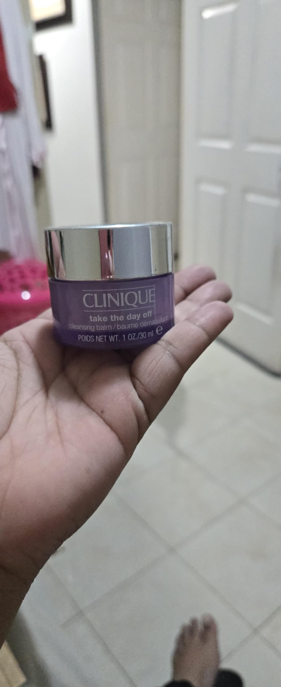 Clinique Take The Day Off Cleansing Balm Makeup Remover | Dissolves Face + Eye Makeup and Sunscreen | For All Skin Types customer photo 2