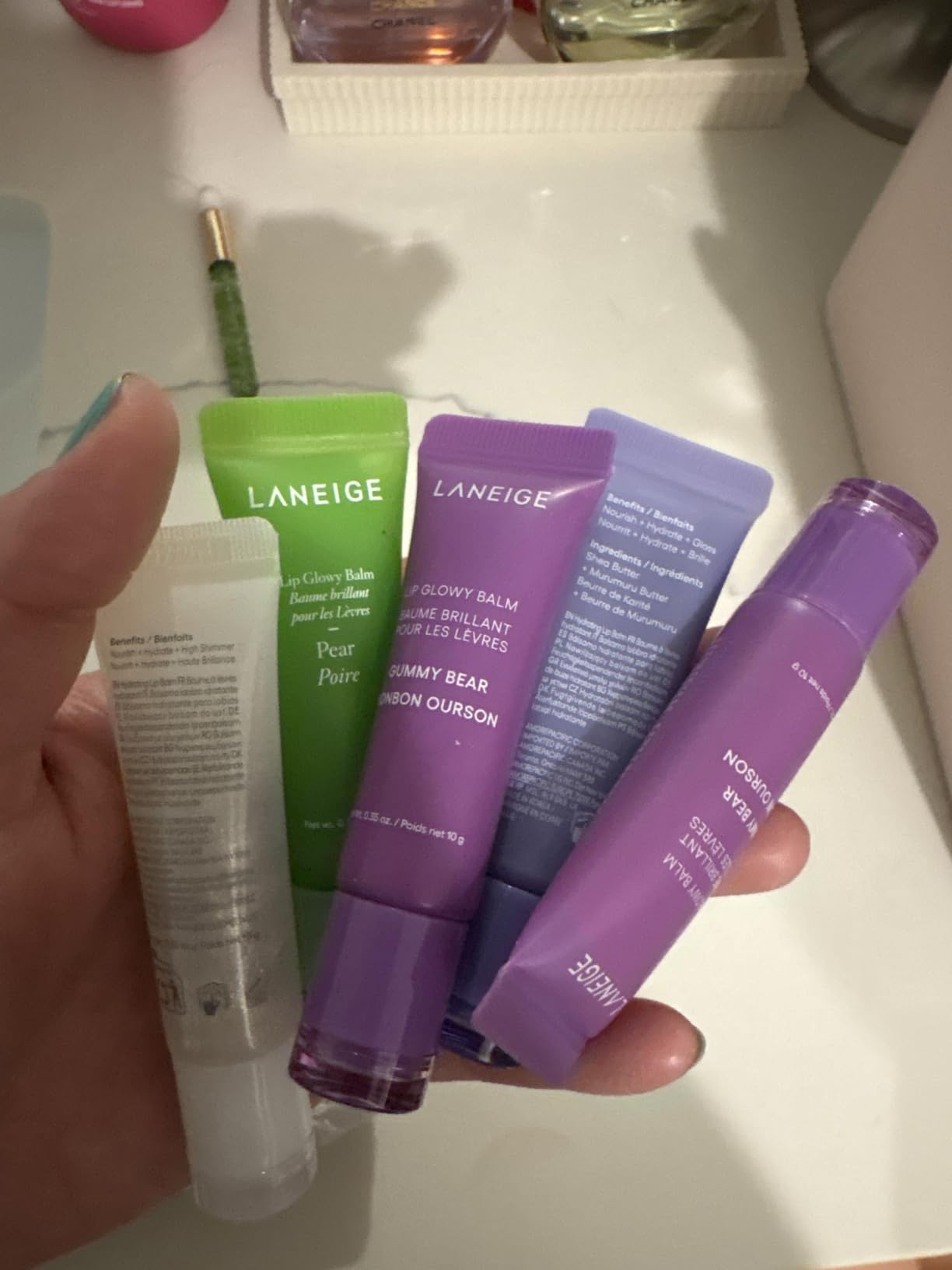 LANEIGE Lip Glowy Balm: Sheer Tinted Lip Moisturizer with Shea Butter, for Hydrating Shine & Soft Lips customer photo 1