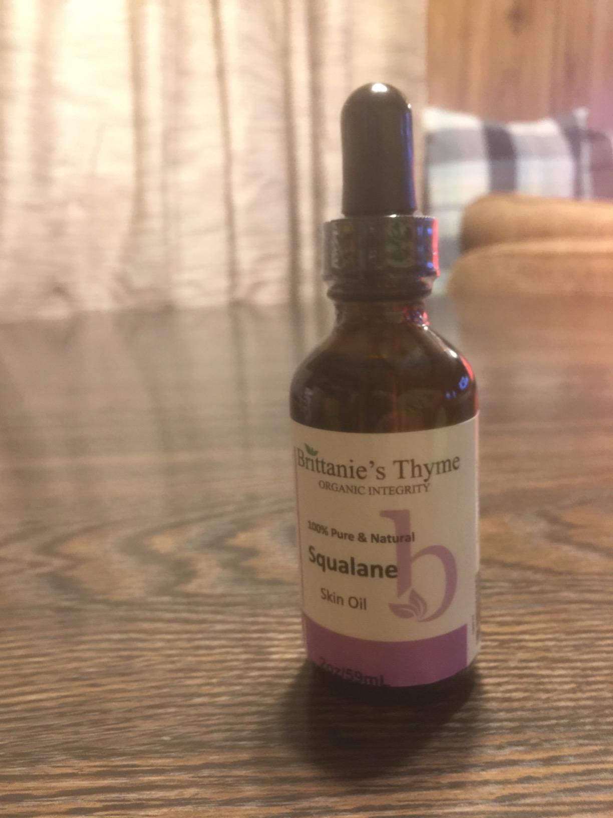 Brittanie's Beauty 100% Pure Squalane Oil, 2oz | For Hair, Skin & Nails, Lightweight Hydration for Radiant Glow, Smooth Skin & Silky Hair, Clean, Vegan, Non-Greasy Formula customer photo 1