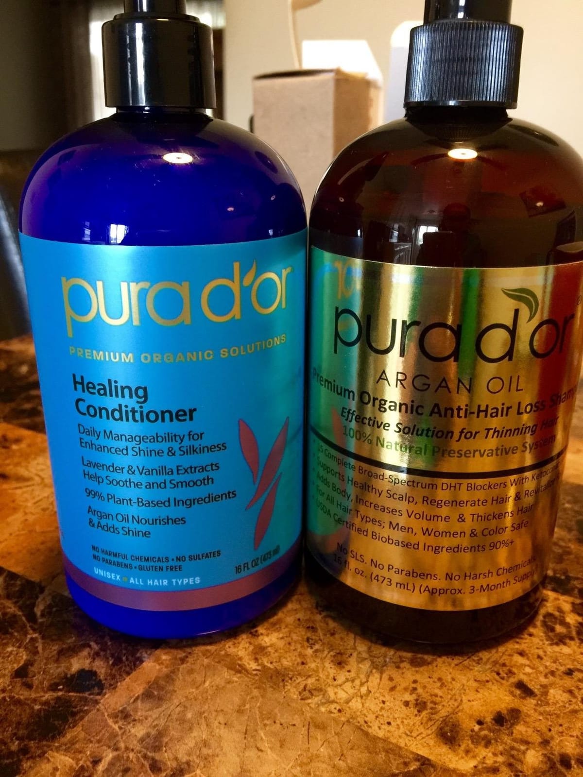 PURA D'OR Hair Thinning Therapy Energizing Scalp Serum 4oz w/Copper Tripeptide, Biotin, Caffeine, Plant Stem Cell, Catalase & DHT Balance, Rosemary Green Tea Leaf Extract customer photo 2