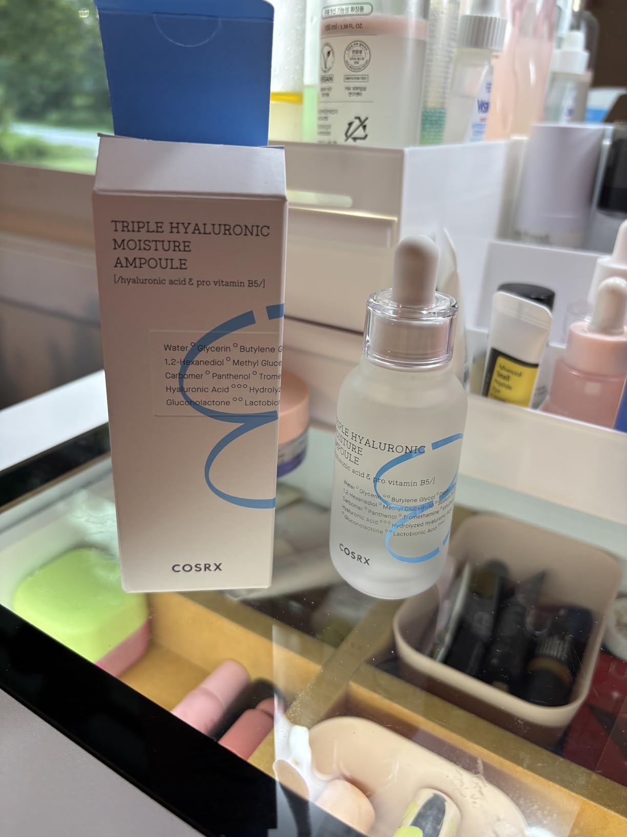 COSRX 3X Hyaluronic Acid Moisture Ampoule For Dry Skin, 1.35 fl.oz | Viscous Deep Hydration, Plumping, Dewy Glow Care, for Dehydrated Rough Skin, Paraben Free, Korean Skin Care customer photo 2