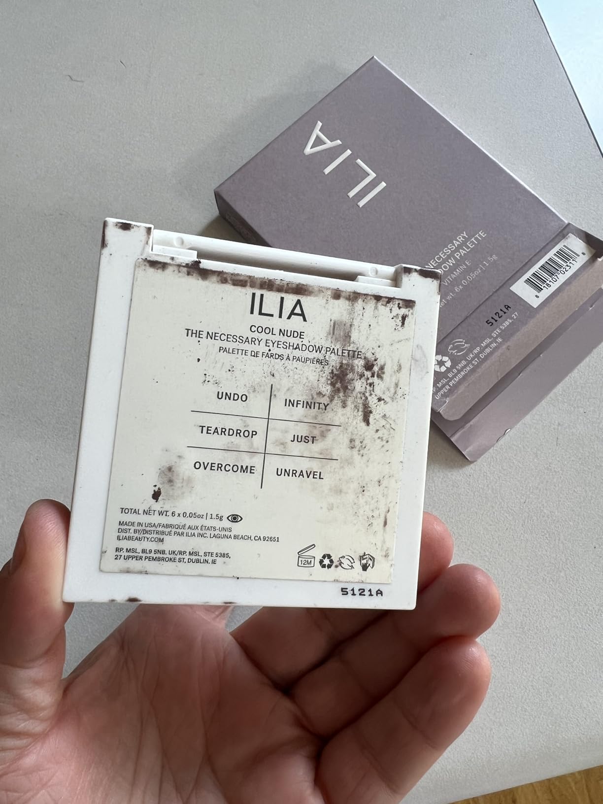 ILIA - The Necessary Eyeshadow Palette | Talc-Free, Matte, Satin + Metallic Highly Pigmented + Blendable Finishes | Cruelty-Free, Vegan (Warm Nude, 6 x 0.05 oz | 1.5 g) customer photo 1