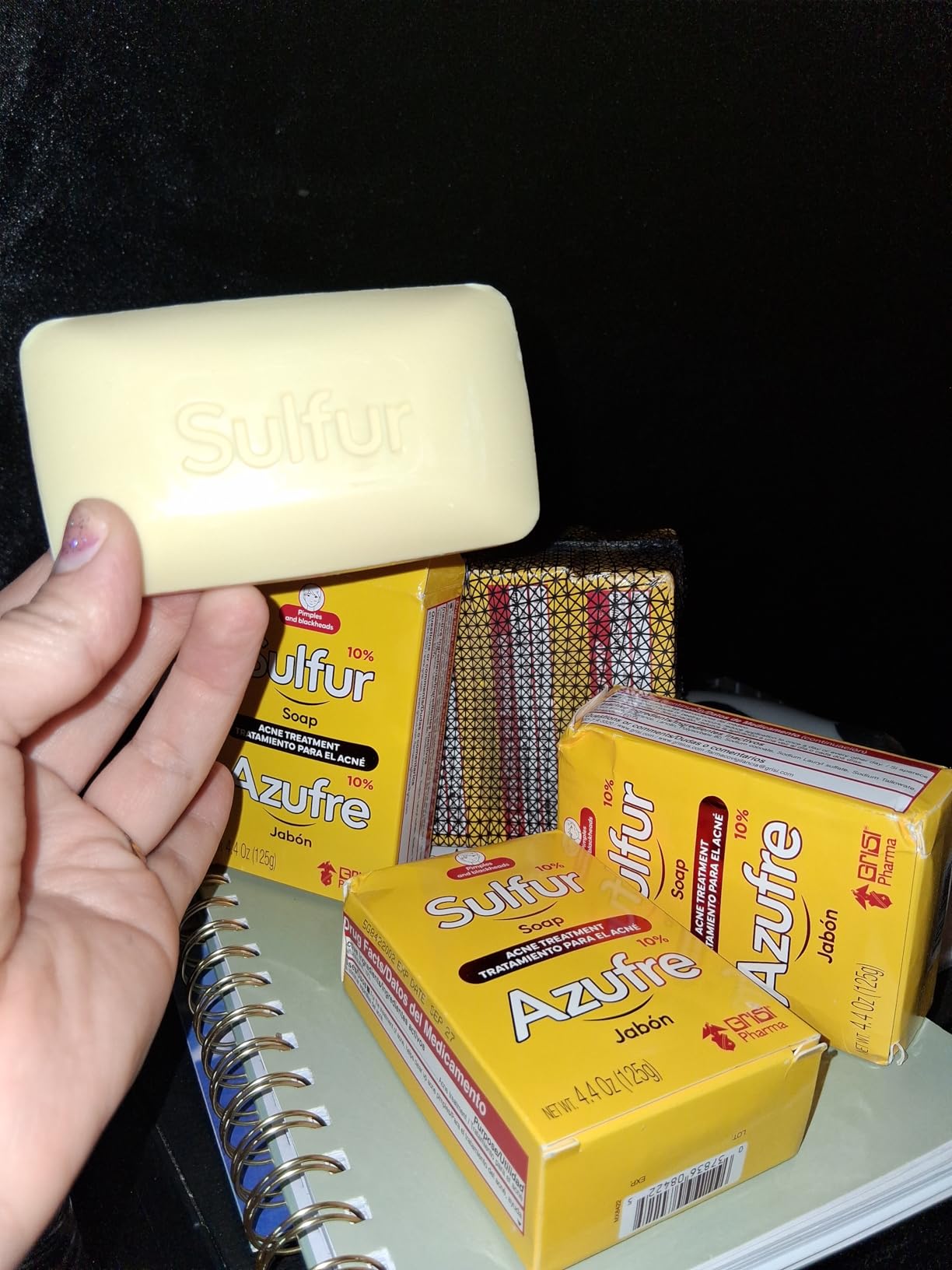 Biosulfur Grisi Acne Treatment Bar Soap | Sulfur 10% | 4.4 oz | 3-Pack customer photo 1