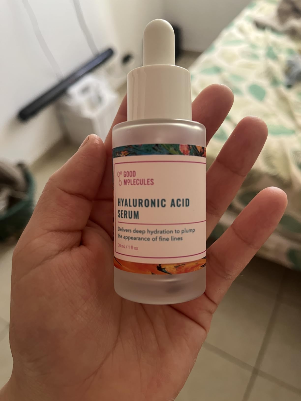 Good Molecules Hyaluronic Acid Serum for Face, Hydrating Serum, 1 fl oz | Deeply hydrates to plump the look of fine lines. Boosts skin hydration after one use. All skin types customer photo 1
