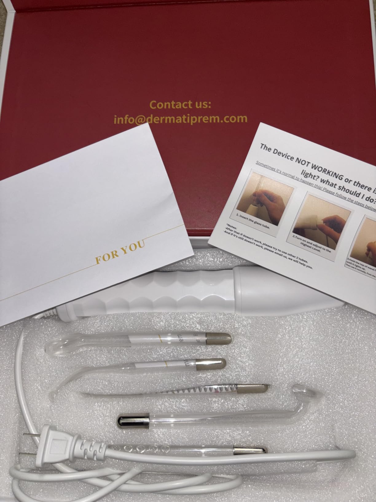 DermatiPrem High Frequency Wand customer photo 2