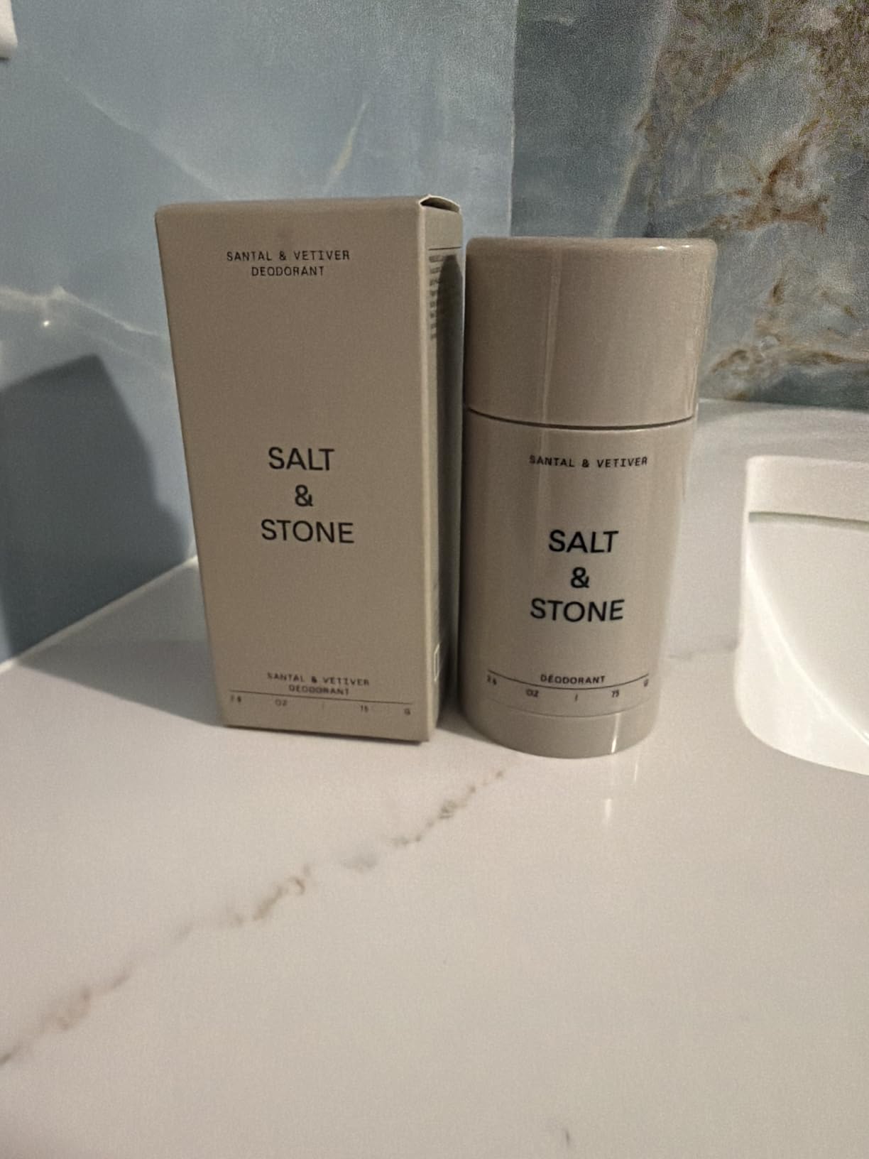 Salt & Stone Aluminum-Free Deodorant, Women & Men Santal & Vetiver 2.6 oz | Extra Strength 48 Hour Protection, Gender Neutral Scent, Made with Niacinamide, Spirulina, Magnesium & Antioxidants customer photo 1