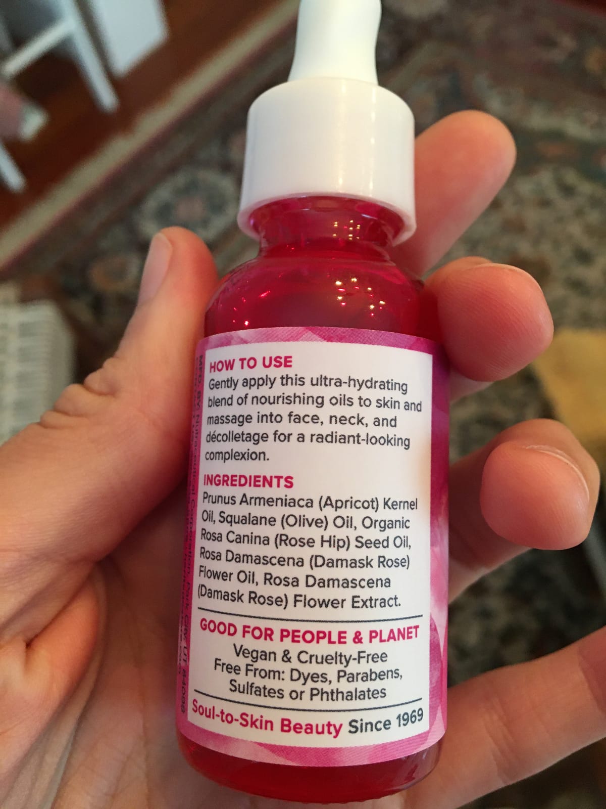 HERITAGE STORE Rose Oil Nourishing Treatment, 1 fl oz | Hydrates & Restores Dry Skin, Organic Rosehip, Damask Rose & Squalane, Natural Glow, Vegan customer photo 2