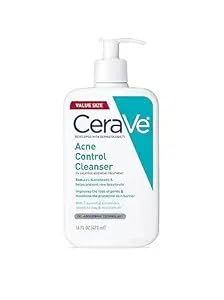 CeraVe Acne Treatment Face Wash, Salicylic Acid Cleanser with Purifying Clay, Niacinamide, and Ceramides, Pore Control and Blackhead Remover, 8 Ounce customer photo 2