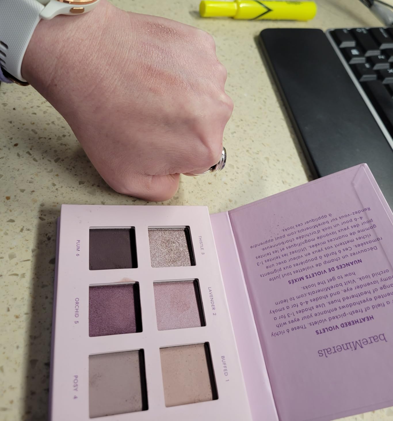 bareMinerals Mineralist Eyeshadow Palette, Six Richly Pigmented Shades, Ultra-Blendable, Talc-Free, Vegan, Crease-Proof Wear customer photo 1