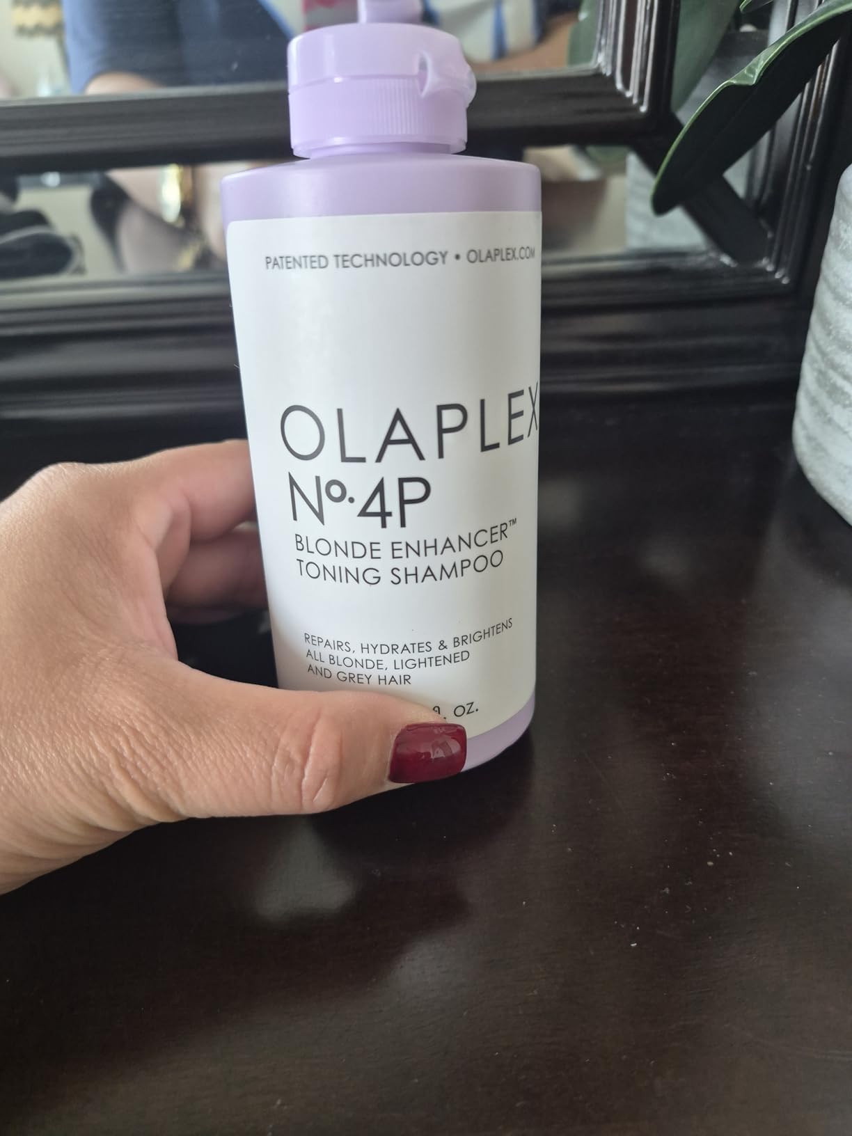 Olaplex N°.4P Blonde Enhancer Purple Shampoo | Toning Hair, 250 mL | For Blonde, Lightened & Grey Hair customer photo 2