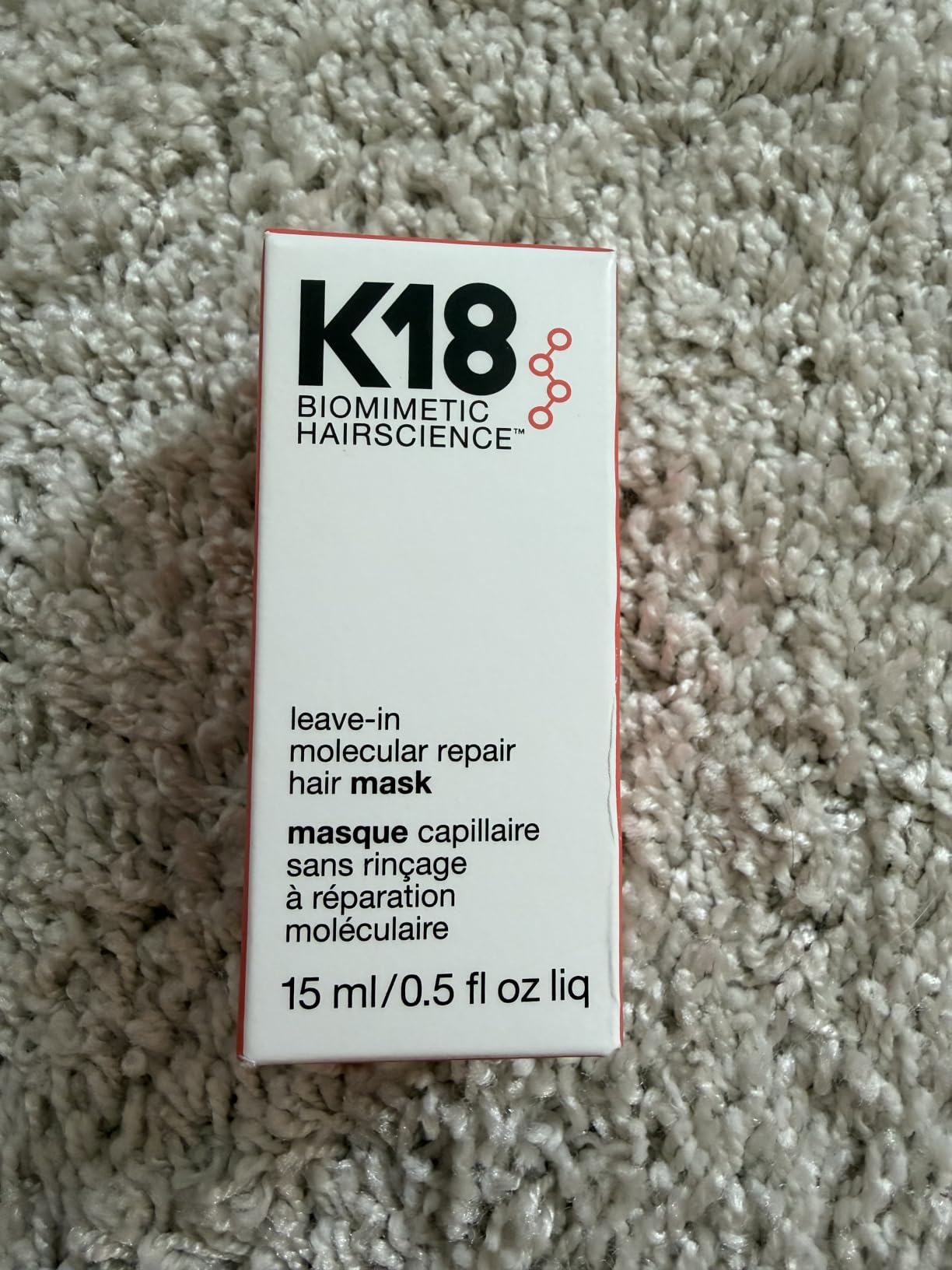 K18 Leave-In Molecular Repair Hair Mask, Patented, Lasting Repair For Dry, Frizzy, Damaged Hair, Reverse Damage In 4 Minutes From Bleach, Color, Chemical Services + Heat customer photo 2