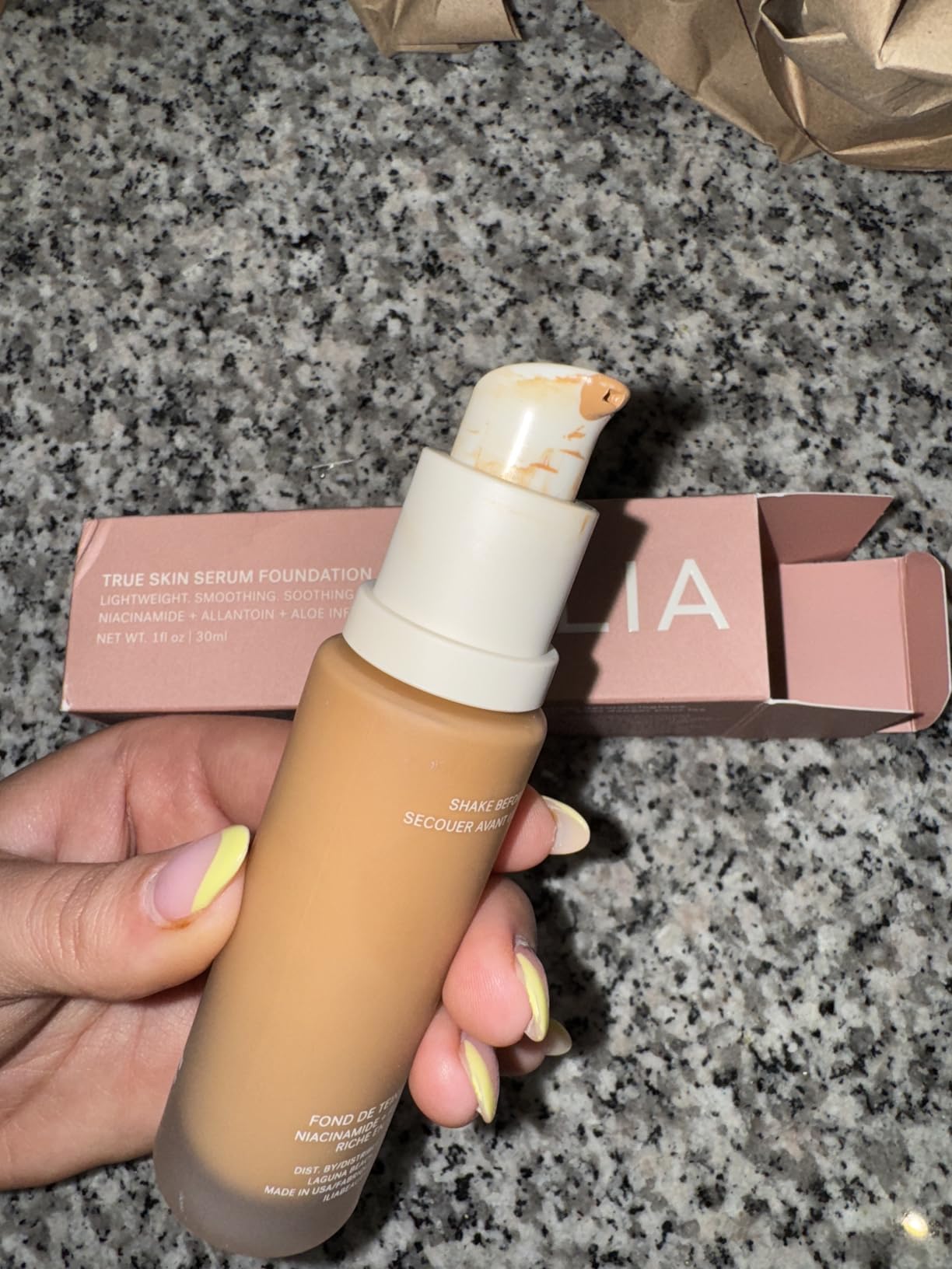 ILIA - True Skin Serum Foundation (Aran SF6.5, 1 fl oz | 30 ml) | Medium Coverage | Natural Finish | Smoothing Skincare Ingredients | Safe for Sensitive Skin, Clean, Cruelty-Free & Vegan customer photo 1
