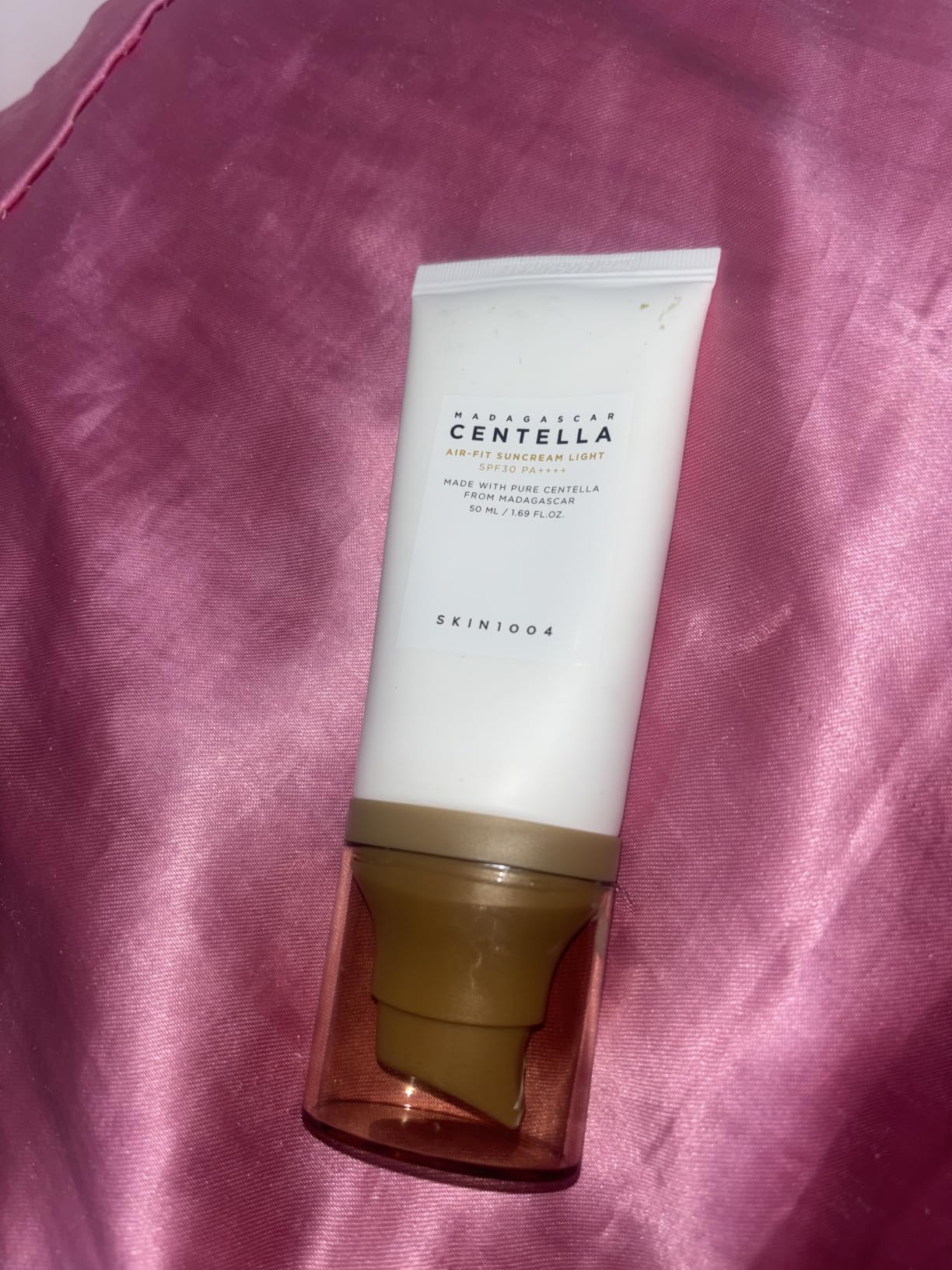 SKIN1004 Madagascar Centella Air-fit Suncream Light 1.69 fl. oz (50ml) customer photo 1