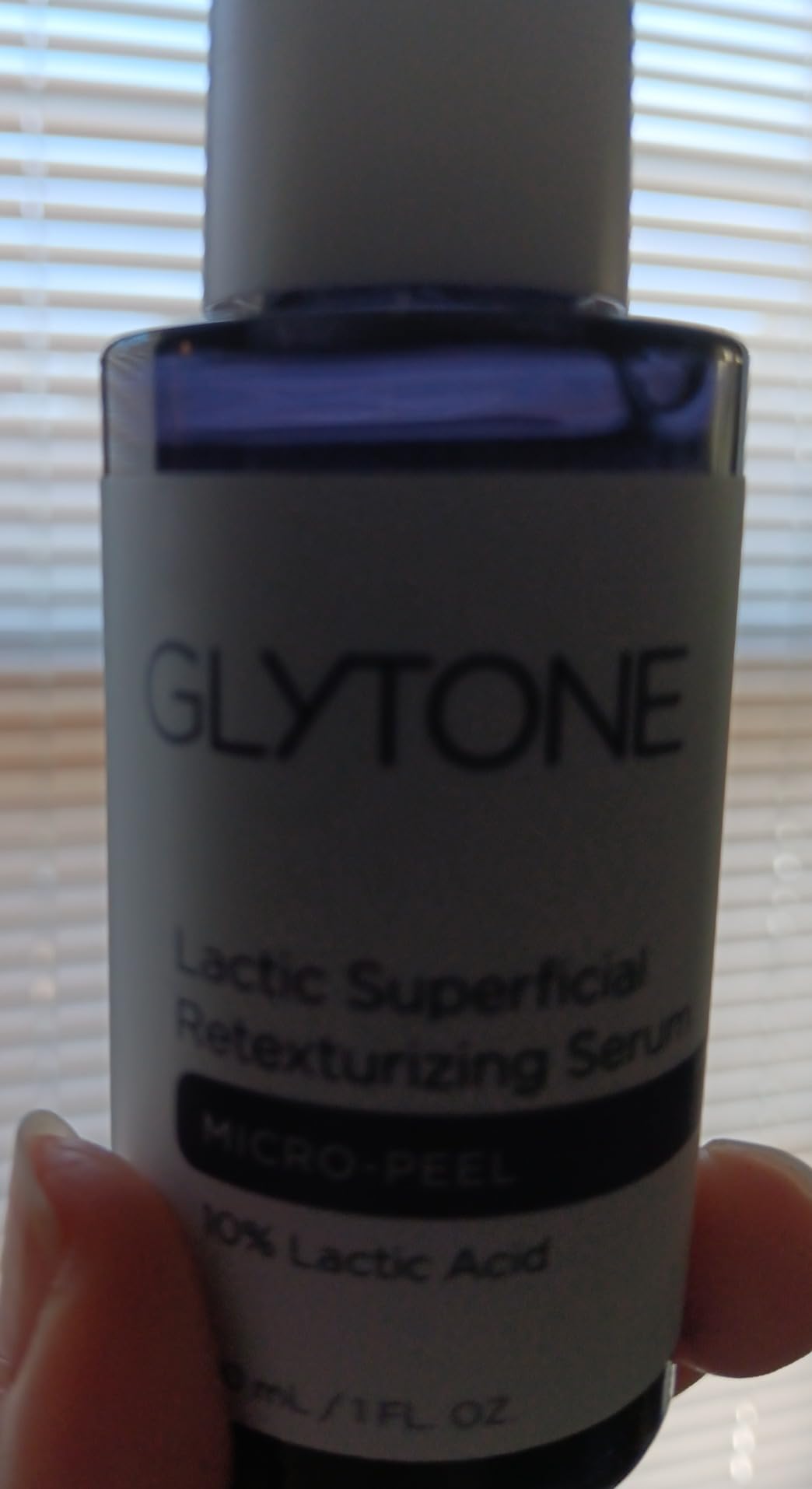 Glytone Micro-Peel Lactic Superficial Retexturizing Serum | Anti-Aging AHA Exfoliating Serum for Face with 10% Lactic Acid | Hydrates, Brightens & Reduces Wrinkles | Paraben-Free - 1 Fl oz customer photo 1