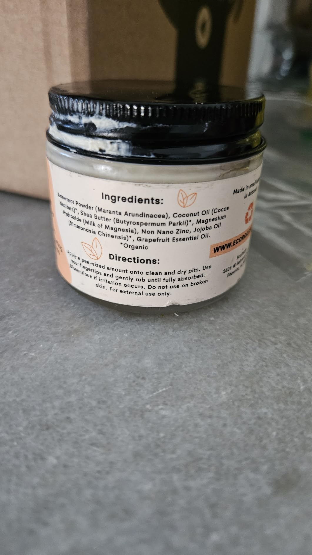 EcoRoots Natural Deodorant for Women, Sensitive Skin Formula Non-Aluminum | Organic deodorant for women, clean non-aluminum deodorant with magnesium, long-lasting odor protection Coconut Scent customer photo 2