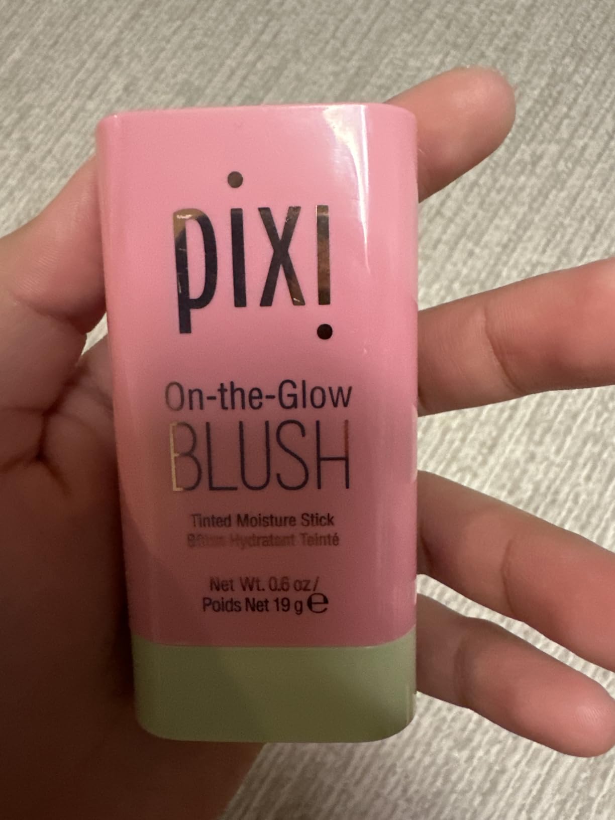 Pixi ON-THE-GLOW Cream Blush Stick for Cheeks in Fleur, Dewy Finish | Hydrating, Dewy, Luminous Cream Blush for Cheeks and Lips, Buildable and Long Wearing, Paraben Free customer photo 2