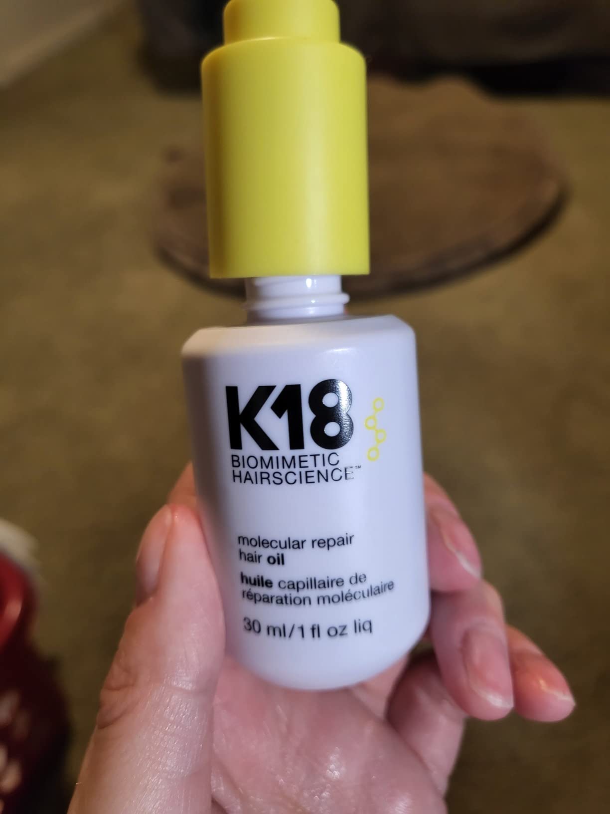 K18 Molecular Repair Hair Oil, Weightless Oil for Stronger, Healthier Hair, Suitable For All Hair Types customer photo 1