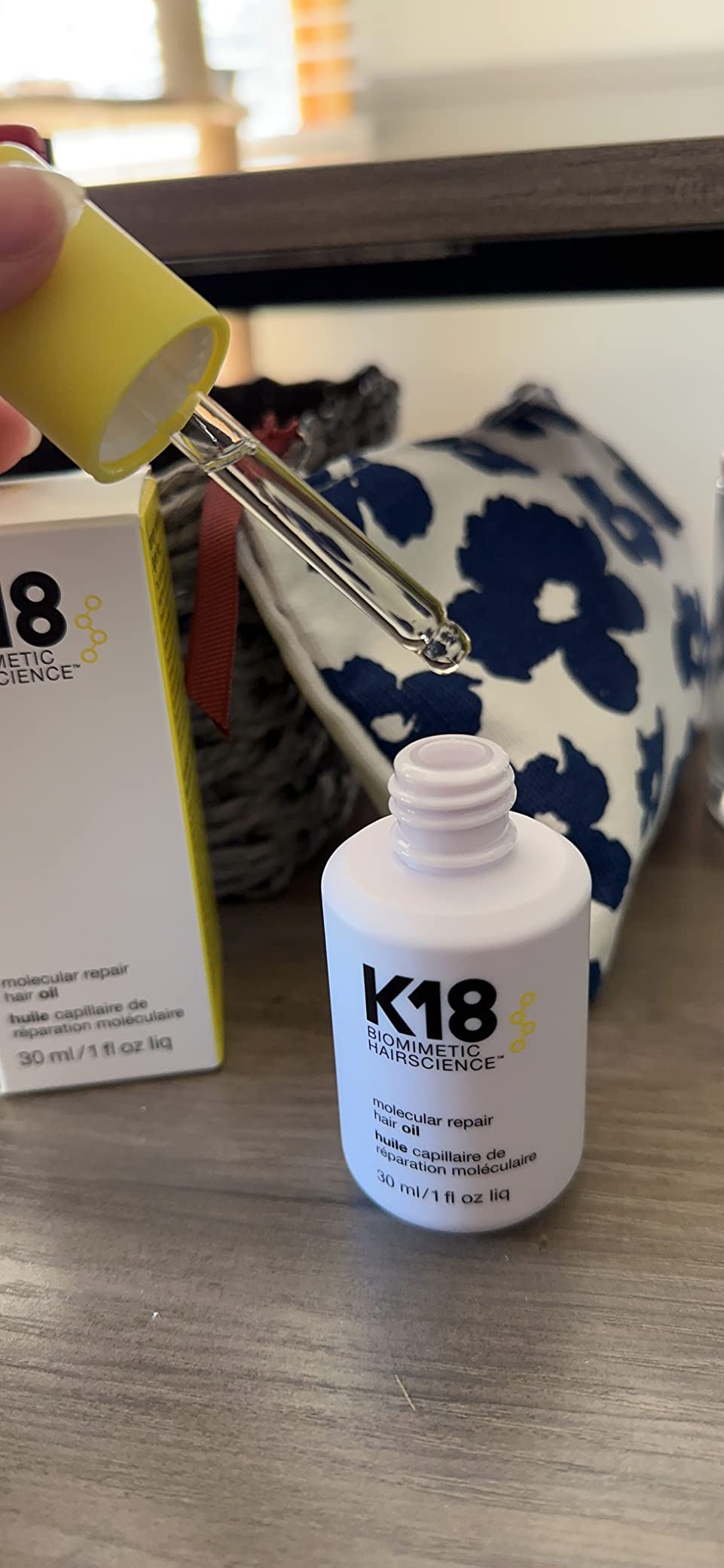 K18 Molecular Repair Hair Oil, Weightless Oil for Stronger, Healthier Hair, Suitable For All Hair Types customer photo 2