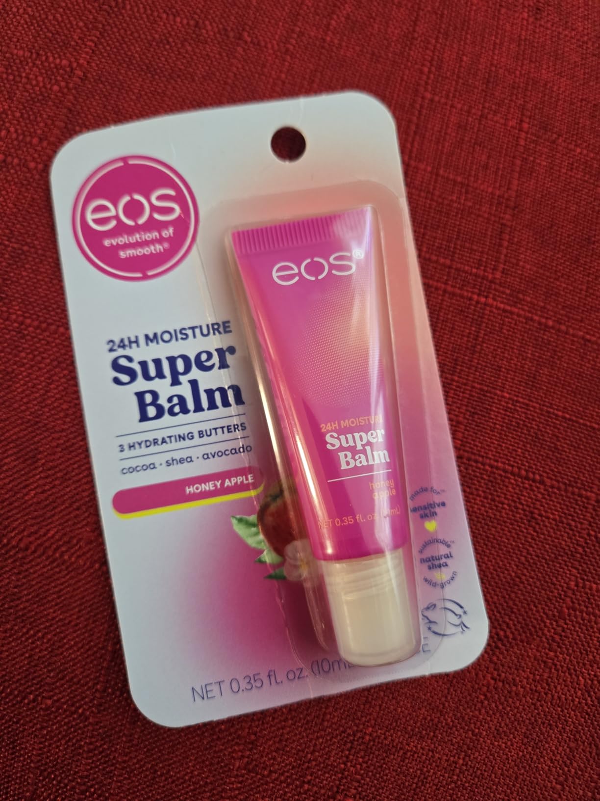 eos 24H Super Balm - Honey Apple, Day or Night Lip Treatment, 0.35 oz customer photo 1