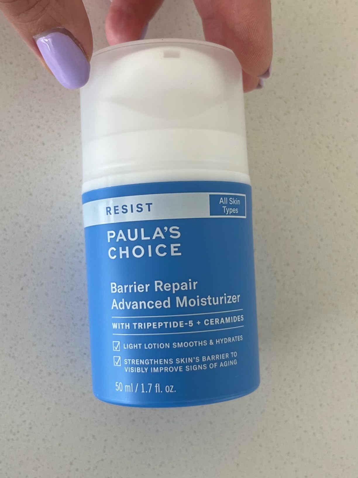 Paula's Choice RESIST Barrier Repair Advanced Face Moisturizer | Face Cream with Ceramides & Peptides for Deep Hydration & Wrinkles, Anti-Aging for All Skin Types, Fragrance-Free customer photo 1