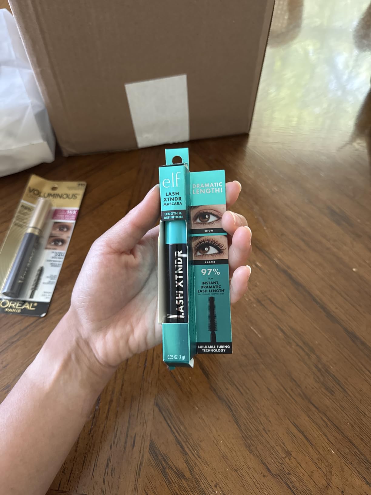 e.l.f. Lash XTNDR Mascara, Pitch Black | Made With Tubing Technology For The Look Of Lash Extensions, Clump & Flake Free, Vegan & Cruelty-Free customer photo 2