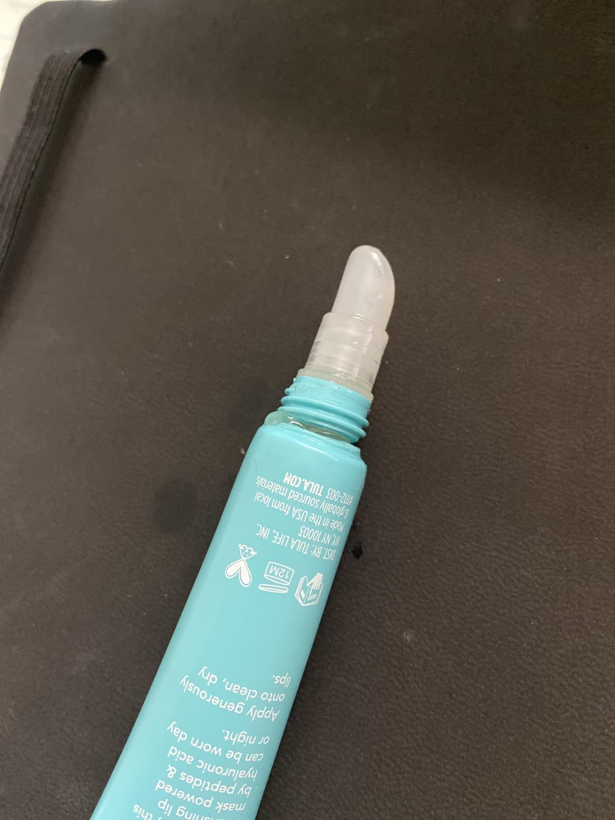 TULA Skin Care 24-7 Moisture Day & Night Peptide Lip Mask - Peptides, Hyaluronic Acid & Vitamin E deeply Nourish & Hydrate lips, 0.28 oz. customer photo 1