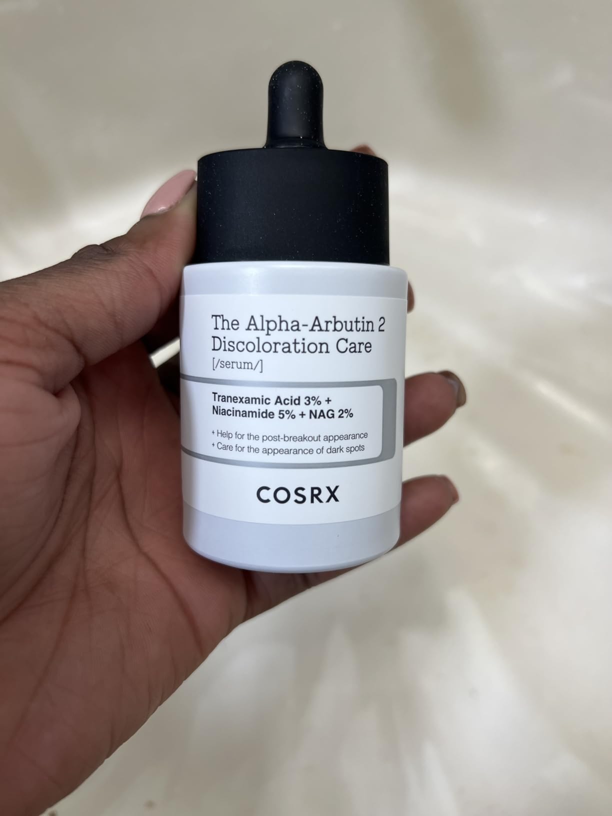 COSRX 2% Alpha Arbutin Discoloration Care Serum, Dark Spot Care, 1.7 fl oz | Niacinamide, Glutathione, Tranexamic Acid Serum to Target Dark Spots & Uneven Skin Tone, Hyperpigmentation, Korean Skin Care customer photo 1
