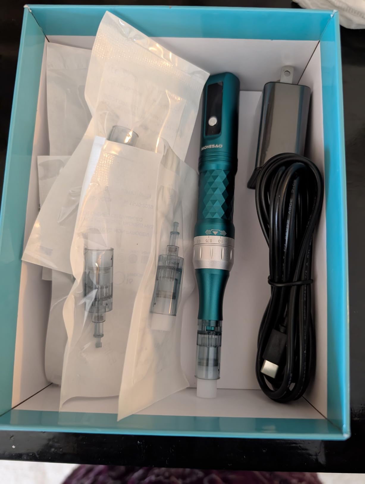 Home Use Derma Roller Pen Skin Care Beauty Kit Tool for Face Hair Beard customer photo 2