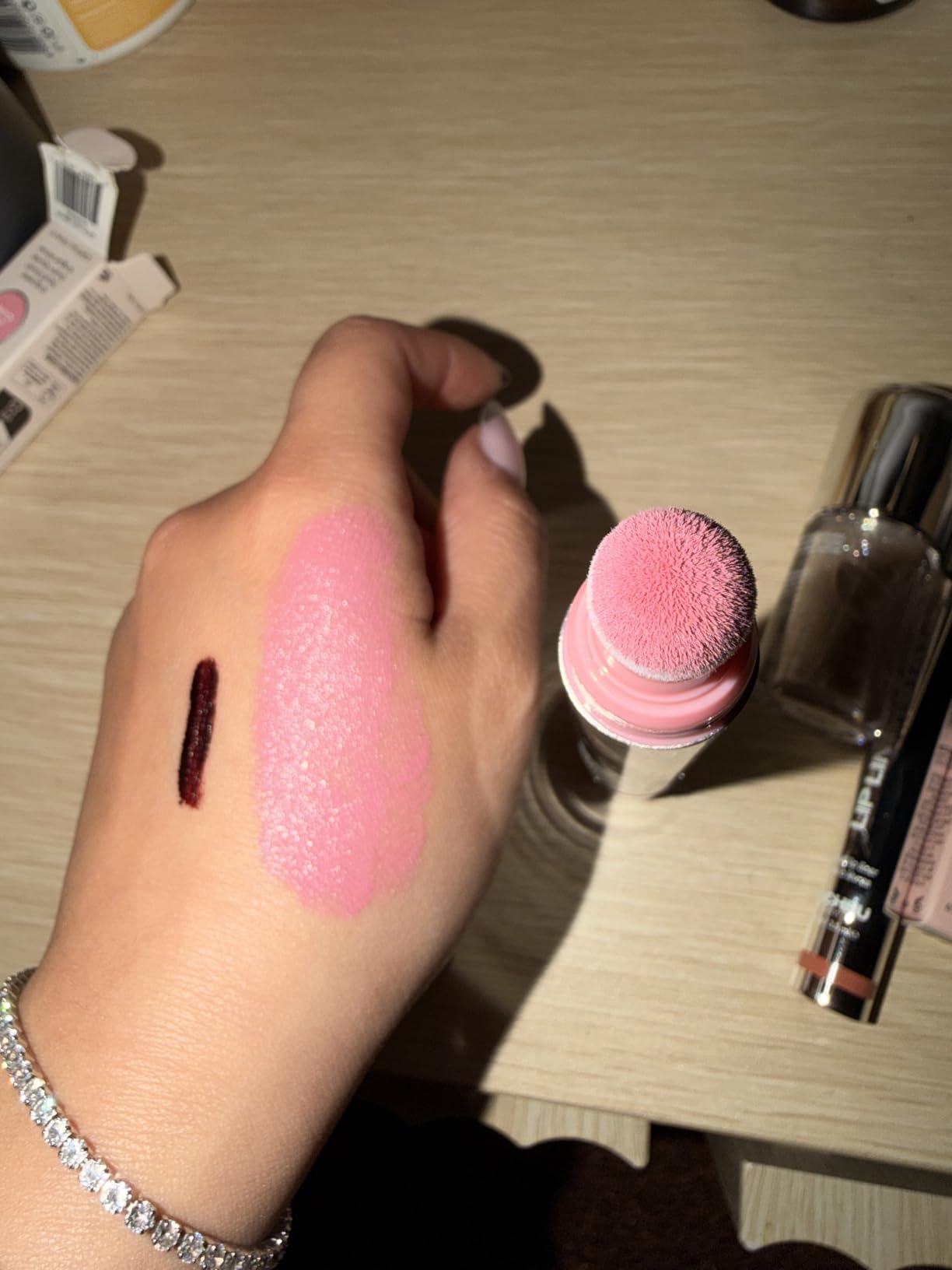 Sacheu Cheek STAY-N Liquid Blush, Dewy Finish, I'm Cute | Creamy & pigment-rich formula, long-lasting, lightweight, buildable & ultra-blendable, infused with vegan collagen customer photo 2