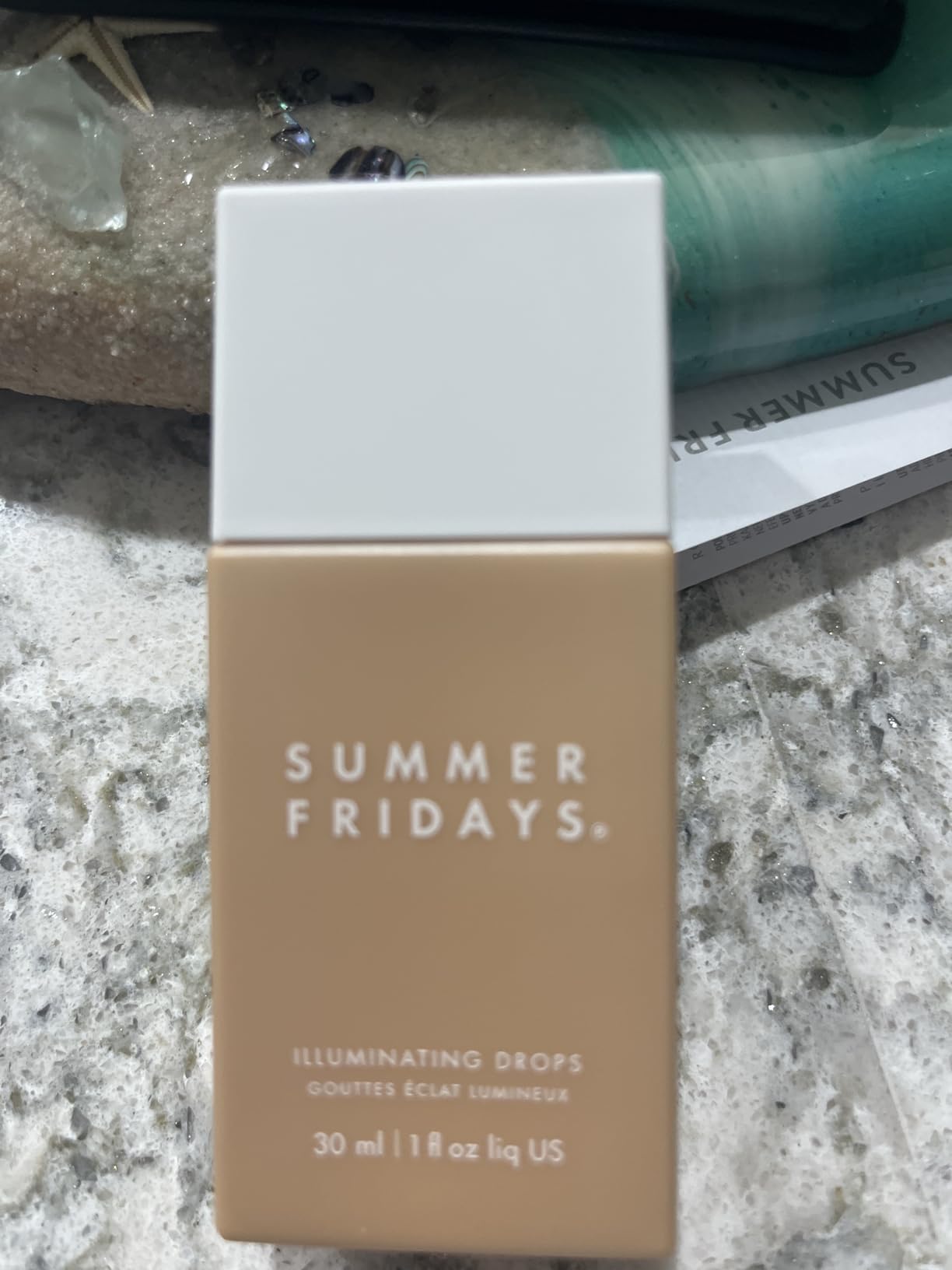 Summer Fridays Illuminating Drops - Hydrating Serum-Like Formula with Hyaluronic Acid - Dewy Summer Makeup with Skincare Benefits - Help Support a Healthy Skin Barrier (1 Fl Oz) | Lightweight Liquid Highlighter Face Serum with Hydrating Hyaluronic Acid & Soothing Tiger Grass, Skin Care Infused Glow Drops customer photo 1