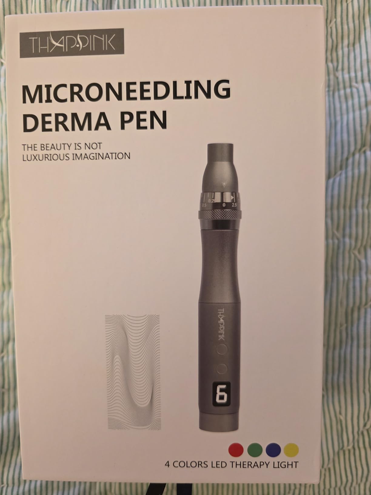 Microneedle Derma Roller Pen Microneedling Roller 0.25mm Dermabrasion Roller for Face Skin, Microneedle Micro Needle Roller 0.25mm for Men and Women Home Use customer photo 2