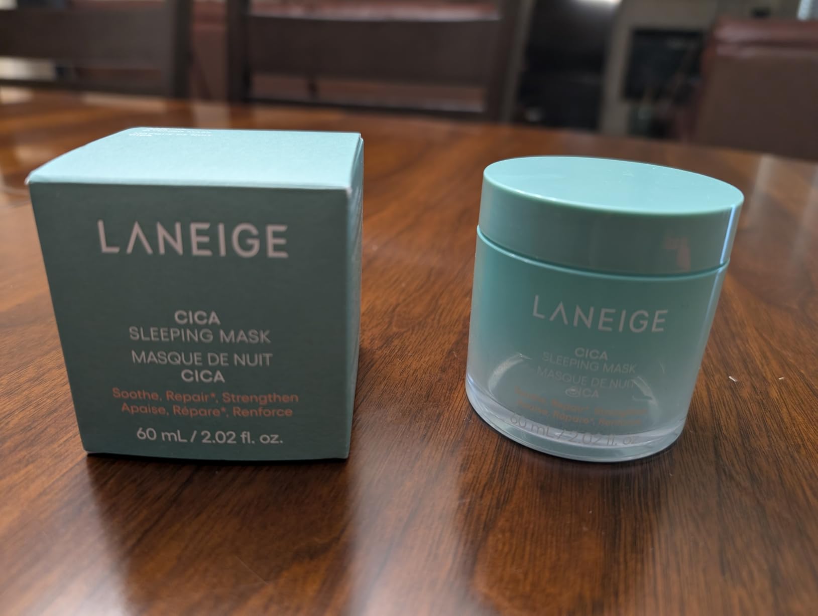 LANEIGE Cica Sleeping Mask: Korean Sensitive Skin Overnight Hydrating Balm Cream Face Mask with Centella Asiatica for Soothing Nourishment & Barrier Repair| Korean Skin Care customer photo 2