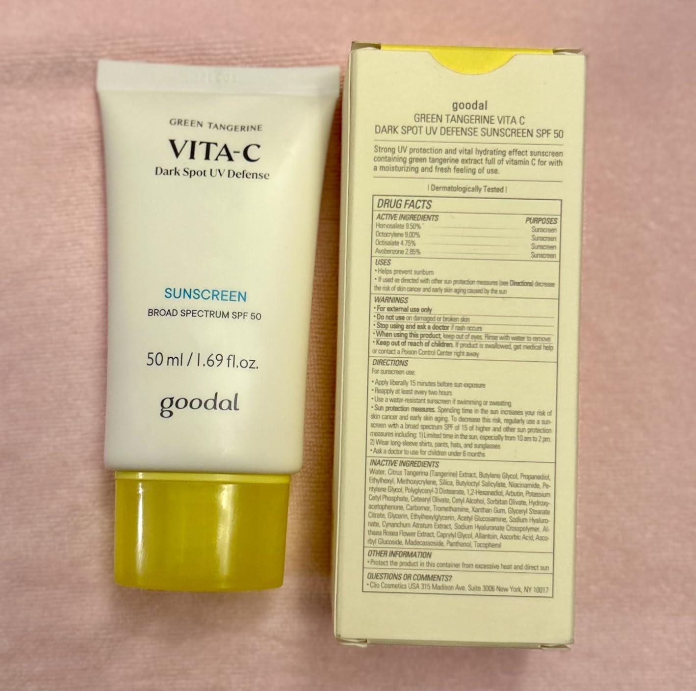 GOODAL Heartleaf Soothing Zinc 100 Mineral Sunscreen SPF 50, Zinc Oxide Korean Face Sunscreen for Sensitive & Acne-Prone Skin, No White Cast, Reef-Friendly, Vegan, Korean Skincare, 1.69 Fl Oz customer photo 1