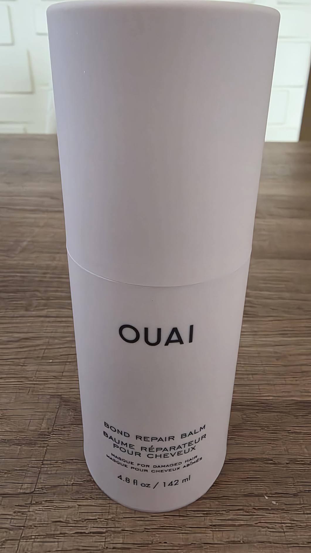 OUAI Bond Repair Balm - In Shower Hair Treatment Mask (4.8 oz) | For Dry, Damaged Strands - Repairs & Strengthens Hair in 3 Minutes - Vegan Silk Protein + Hyaluronic Acid - Color Safe customer photo 1