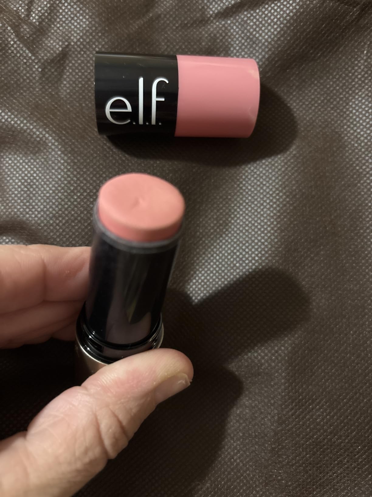 e.l.f. Soft Glam Cream Blush Stick, Pink On It | Buildable Cream Blush for A Natural Flush & Satin Finish, Made with Shea Butter, Vegan & Cruelty-Free customer photo 1