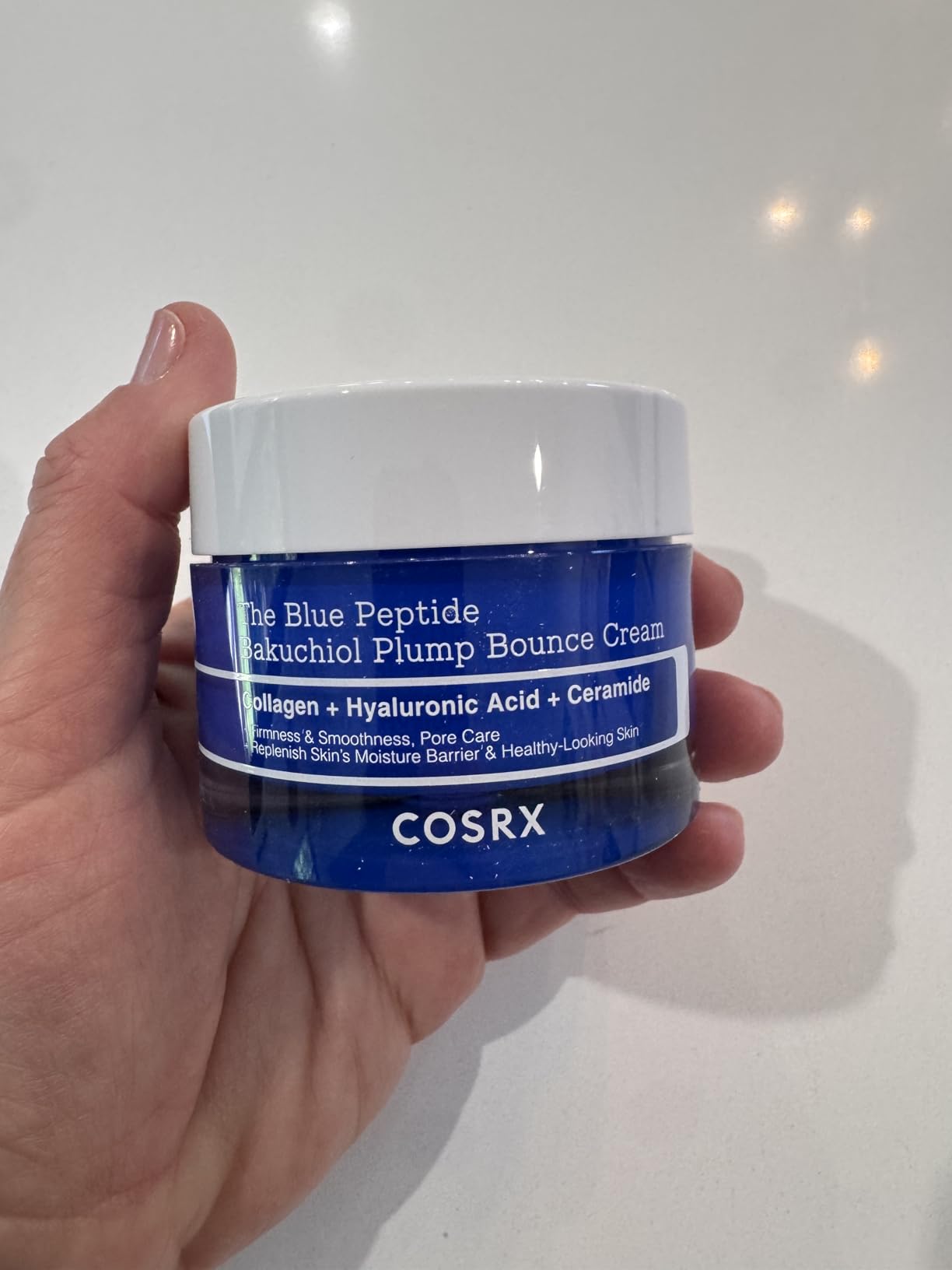 COSRX The Blue Copper Peptide Bakuchiol Cream, Korean Anti-Aging, 1.76 oz | GHK-Cu 5 Multi Peptide with Collagen, Lightweight Cream for Face & Body, Plumping Hydration and Elasticity, Korean Skin Care customer photo 1
