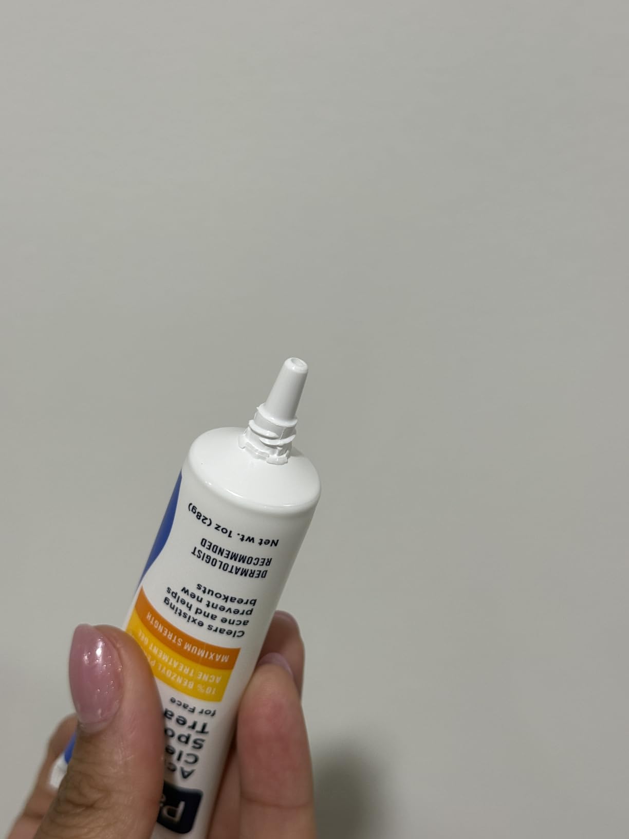 PanOxyl Acne Clearing Spot Treatment, 10% Benzoyl Peroxide, For Face, 1 oz | Maximum Strength, Fast-Acting, Clears & Helps Prevent Acne, Calms Redness, With Allantoin, Bisabolol & Sodium Hyaluronate customer photo 1