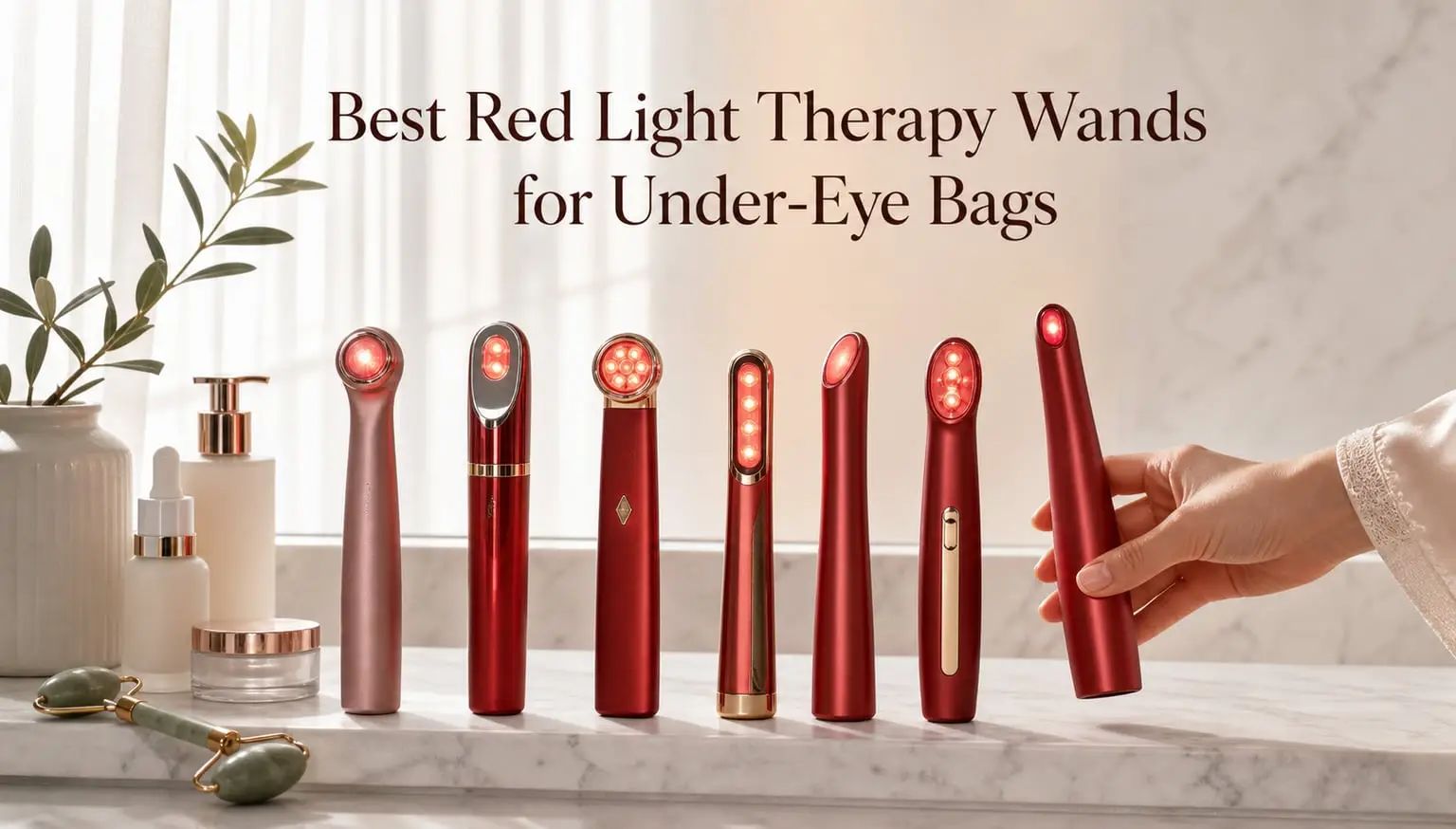 7 Best Red Light Therapy Wands for Under-Eye Bags